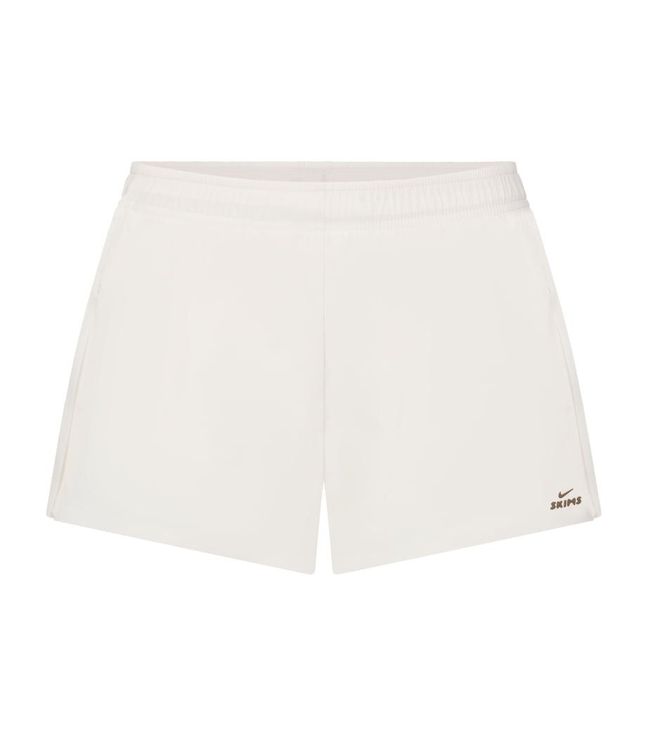 NikeSKIMS Womens NikeSKIMS Runner Shorts Ivory Image 1
