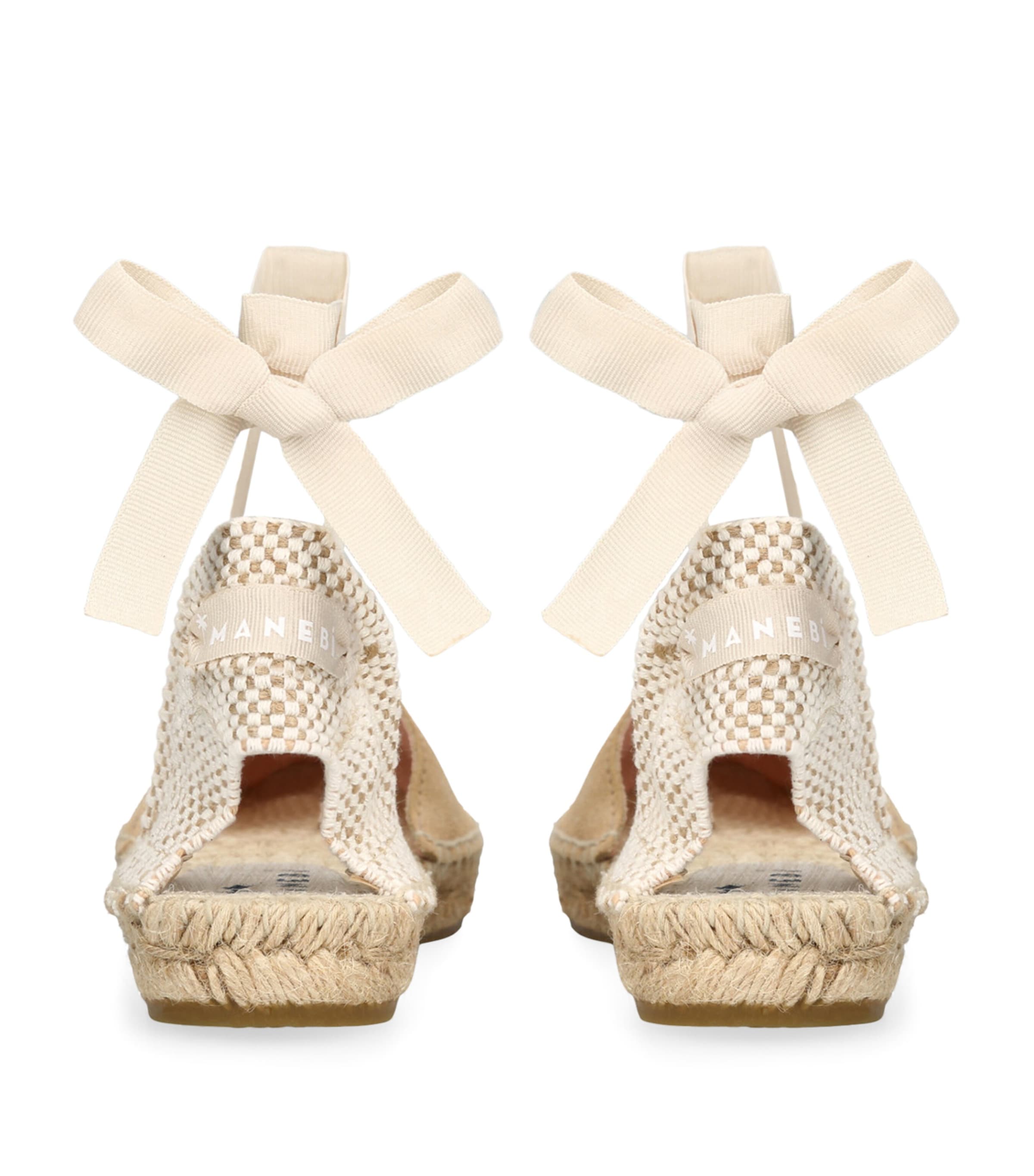 Suede Hamptons Espadrilles BEIGE Image 2