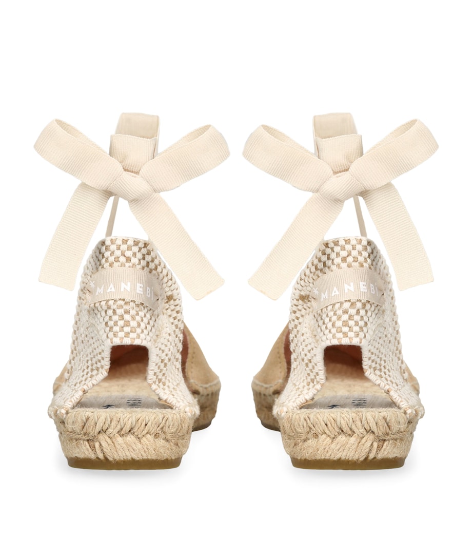 Suede Hamptons Espadrilles BEIGE Image 2
