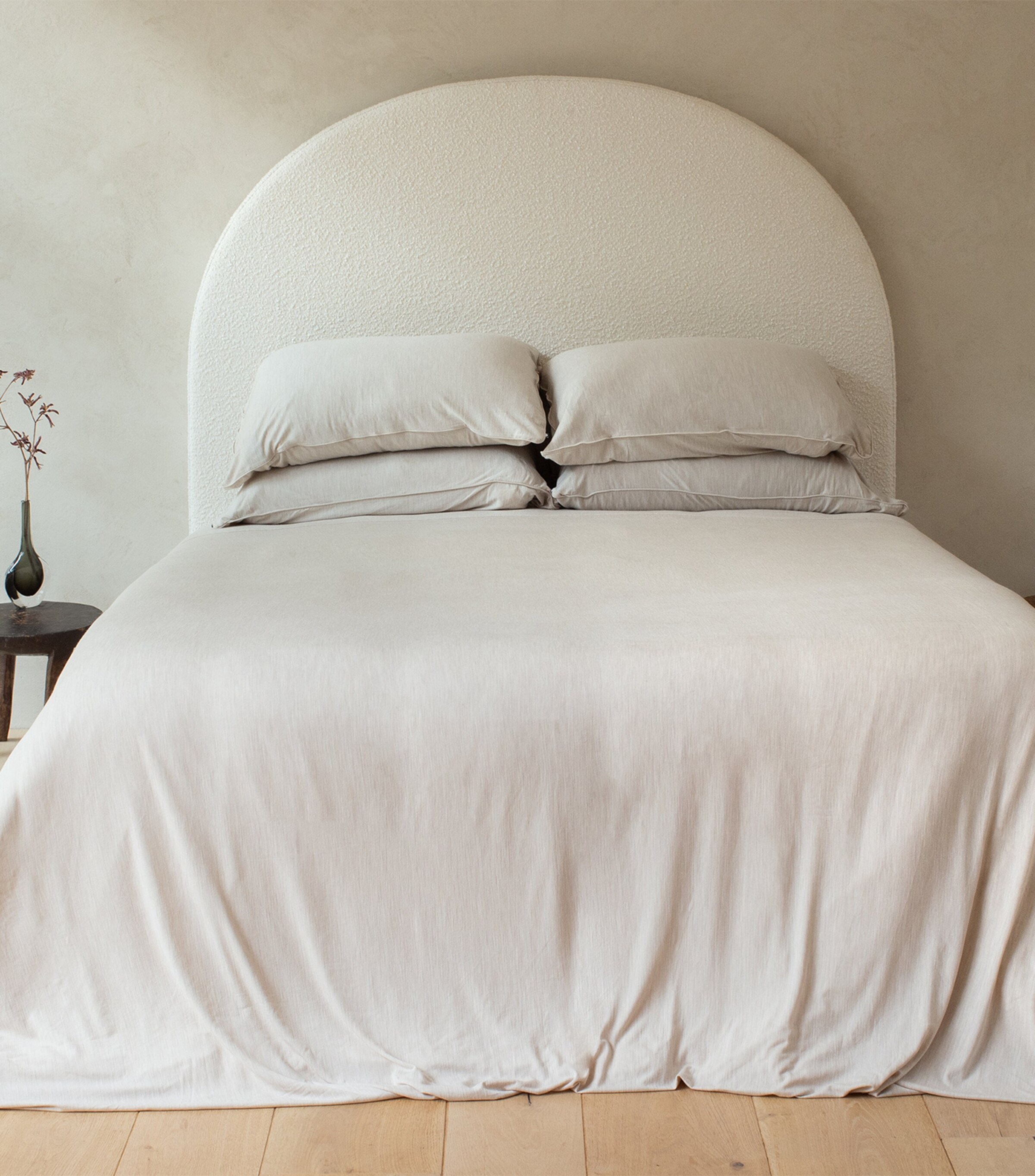 Merino Jersey King Duvet Cover (230cm x 220cm) TROPICAL SAND Image 7