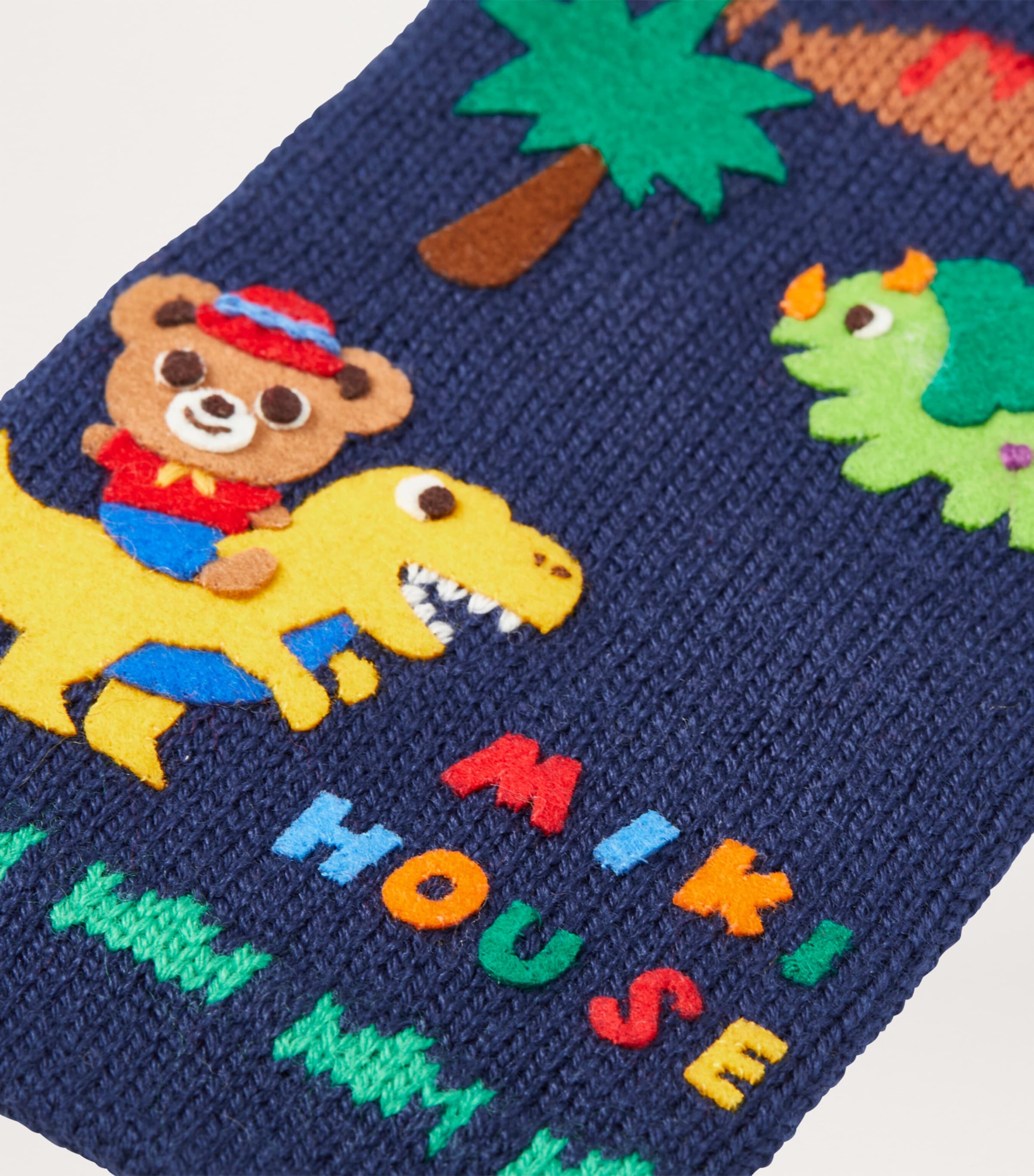 Wool-Blend Dinosaur Scarf 3 Image 4