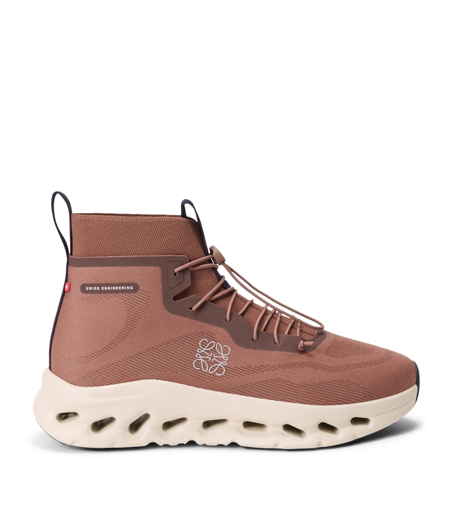 LOEWE x On Cloudtilt High-Top Trainers Taupe/oatmeal/navy Image 1