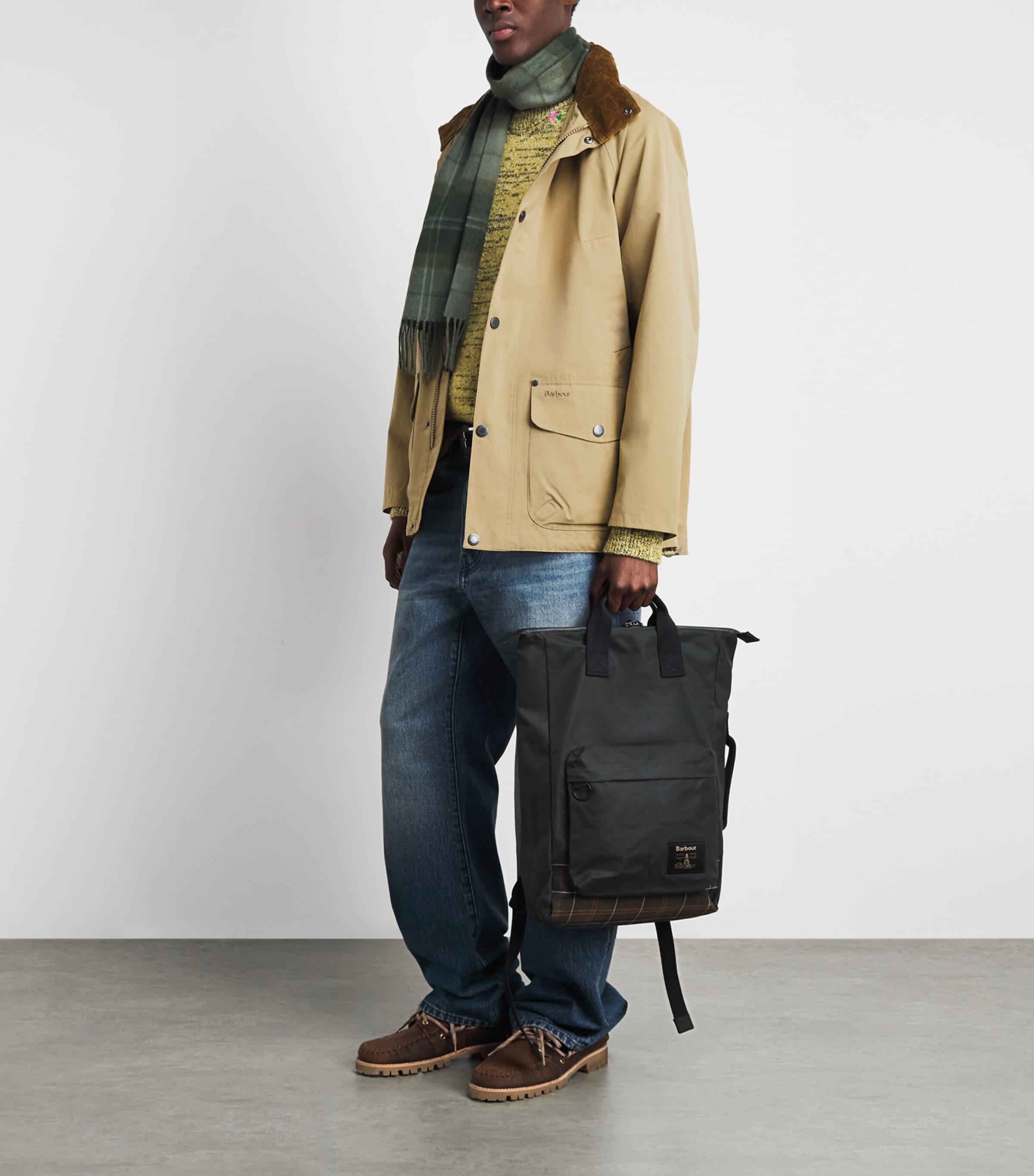 Barbour Mens Waterproof Modern Bedale Jacket Trench Image 2