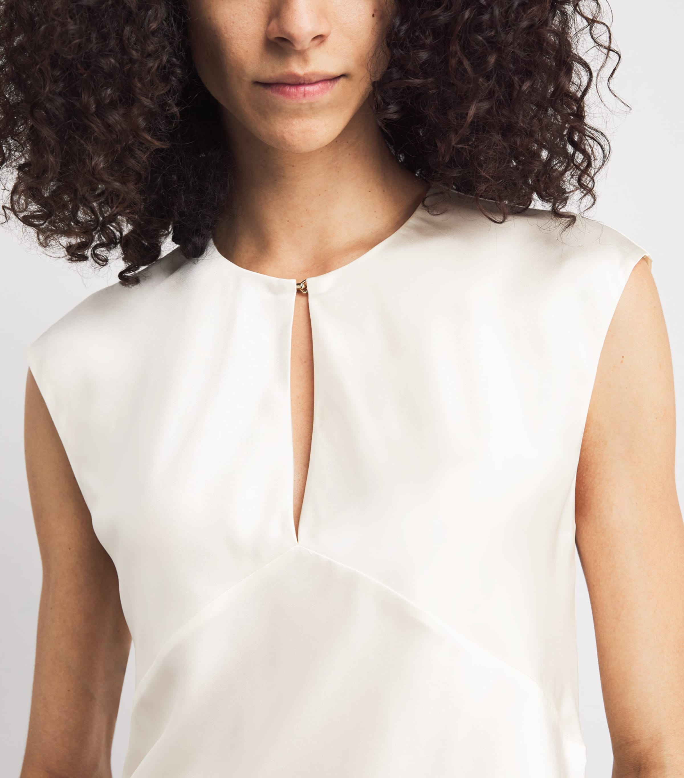 Stretch-Silk Sparrow Blouse W0097 DOVE Image 6