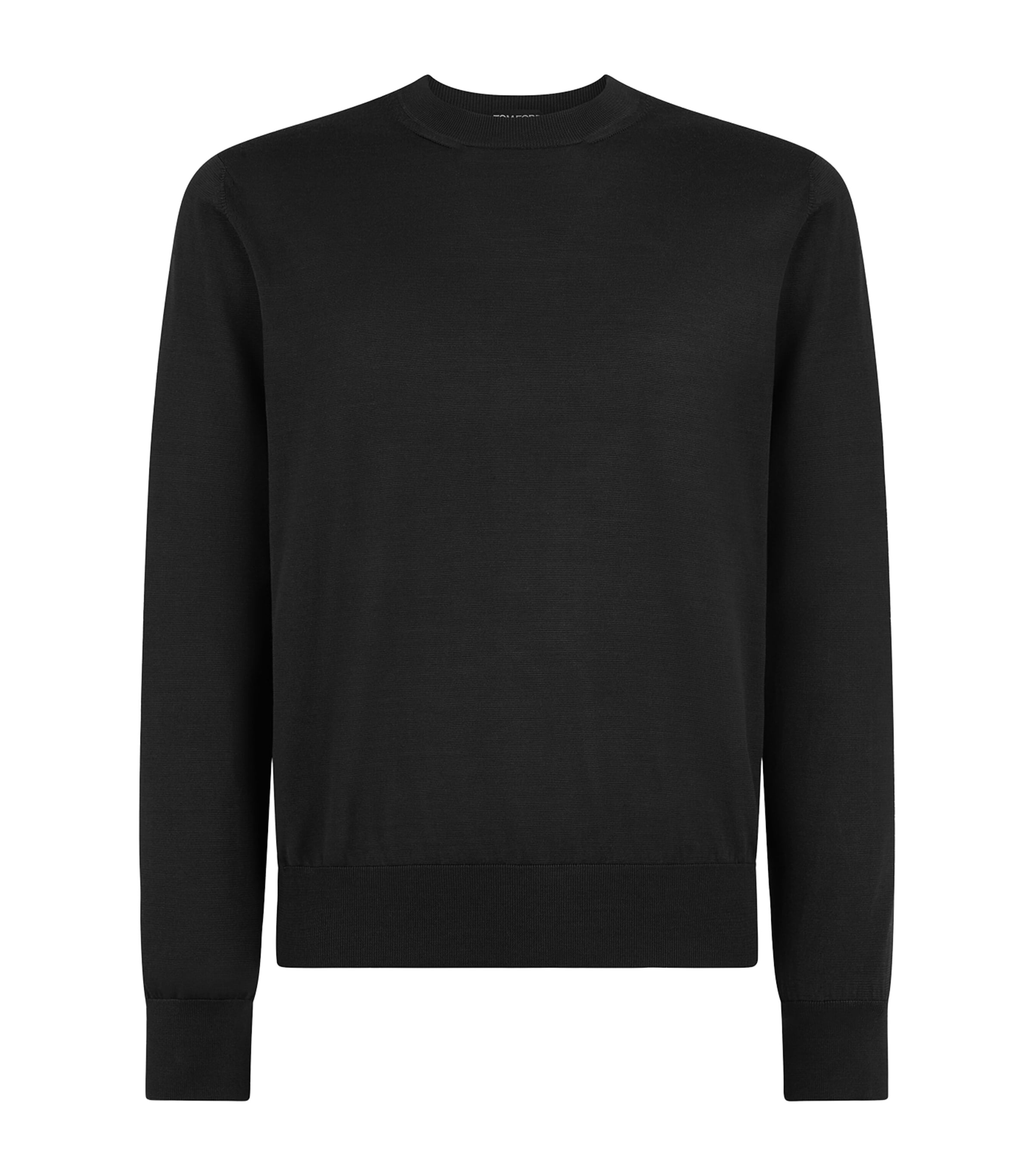 Tom Ford Cashmere Crew-neck Sweater In Black