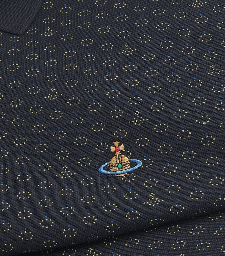 Cotton Mircro-Orb Polo Shirt K305 DOTS & ORBS Image 5