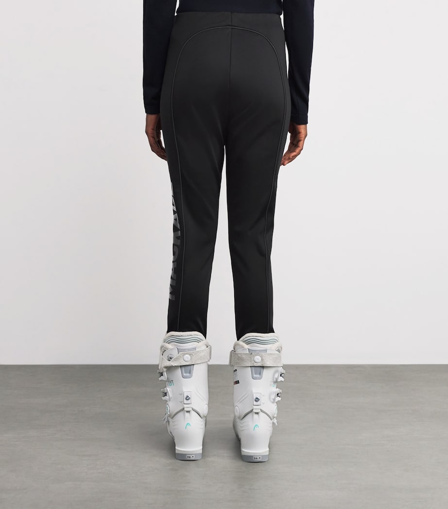 Stretch-Fleece Stirrup Zavi Ski Trousers BLACK Image 4