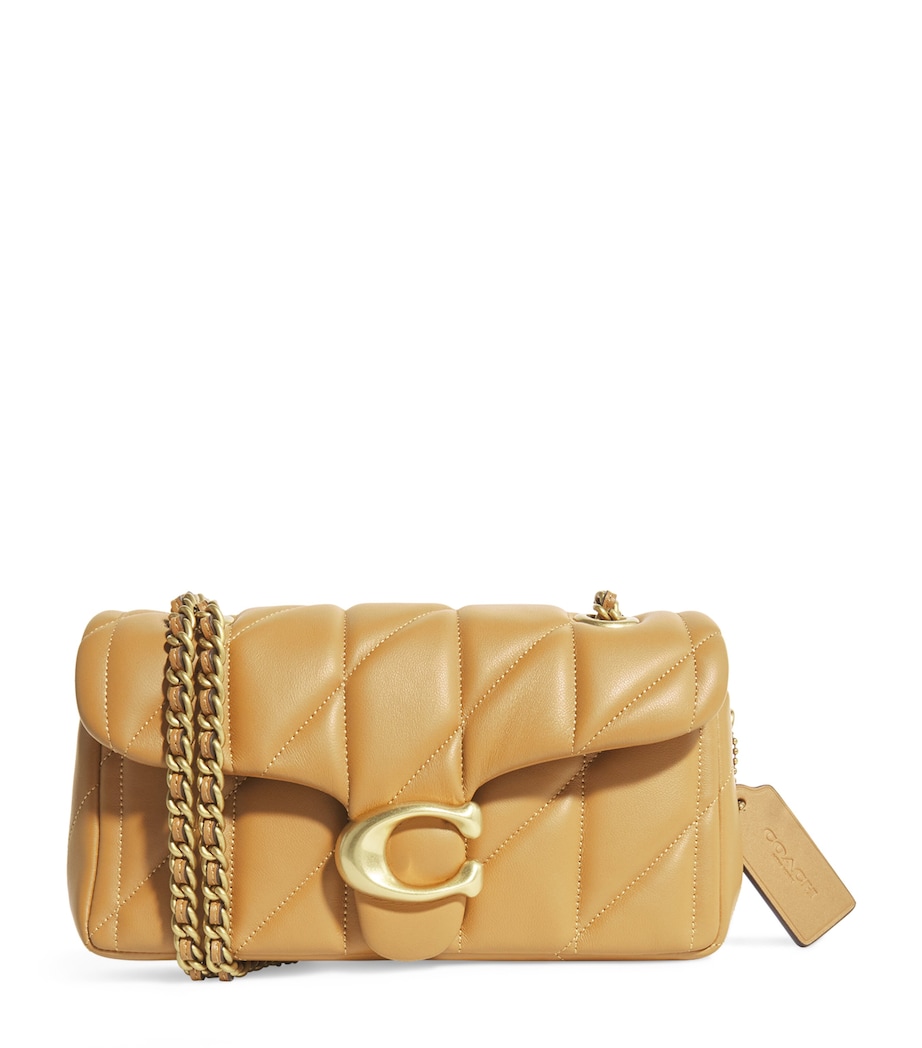 Quilted Leather Tabby 20 Shoulder Bag B4/HONEY BROWN Image 1