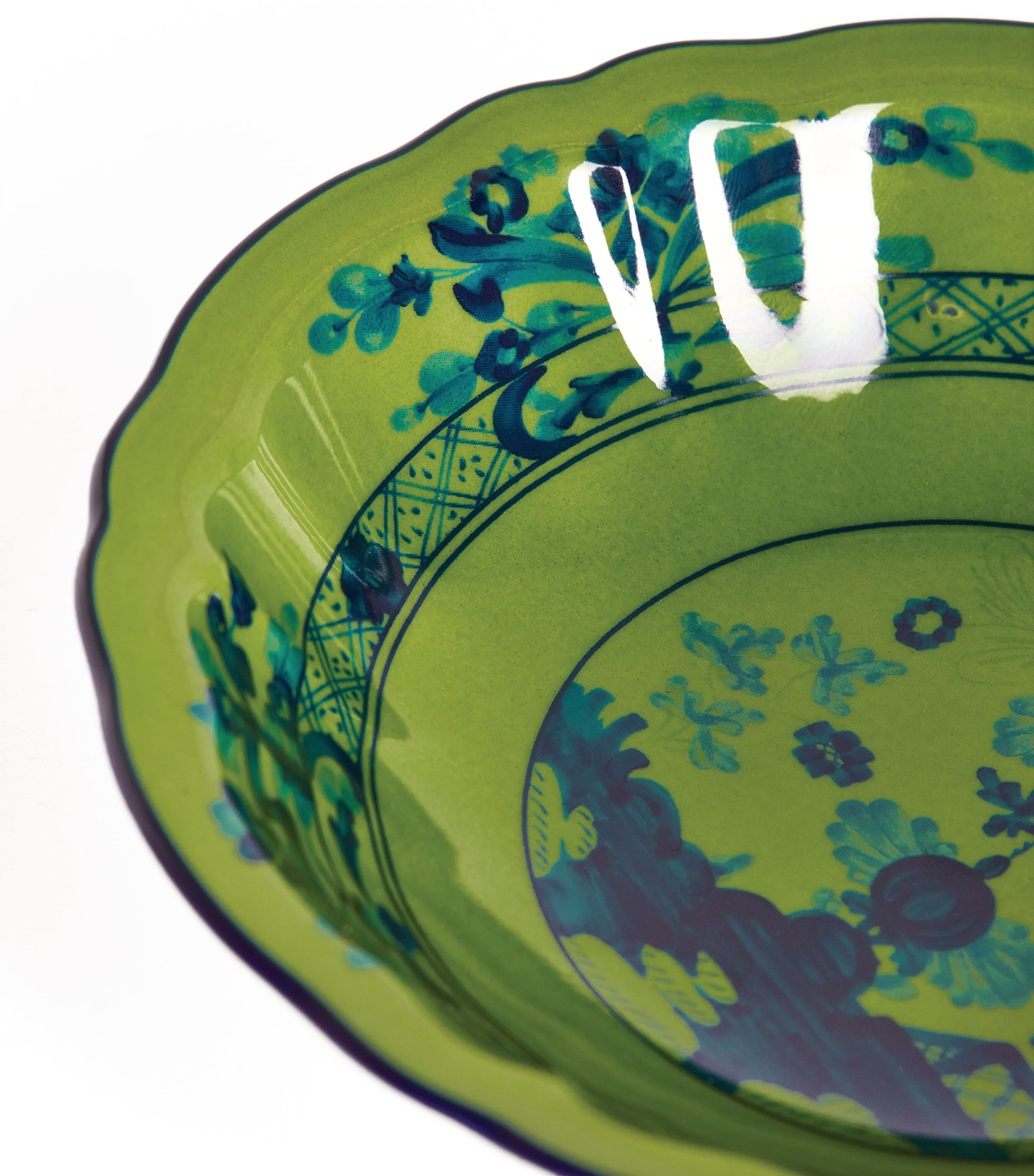 Porcelain Oriente Italiano Malachite Fruit Bowl (14.5cm) G00123600 Image 3