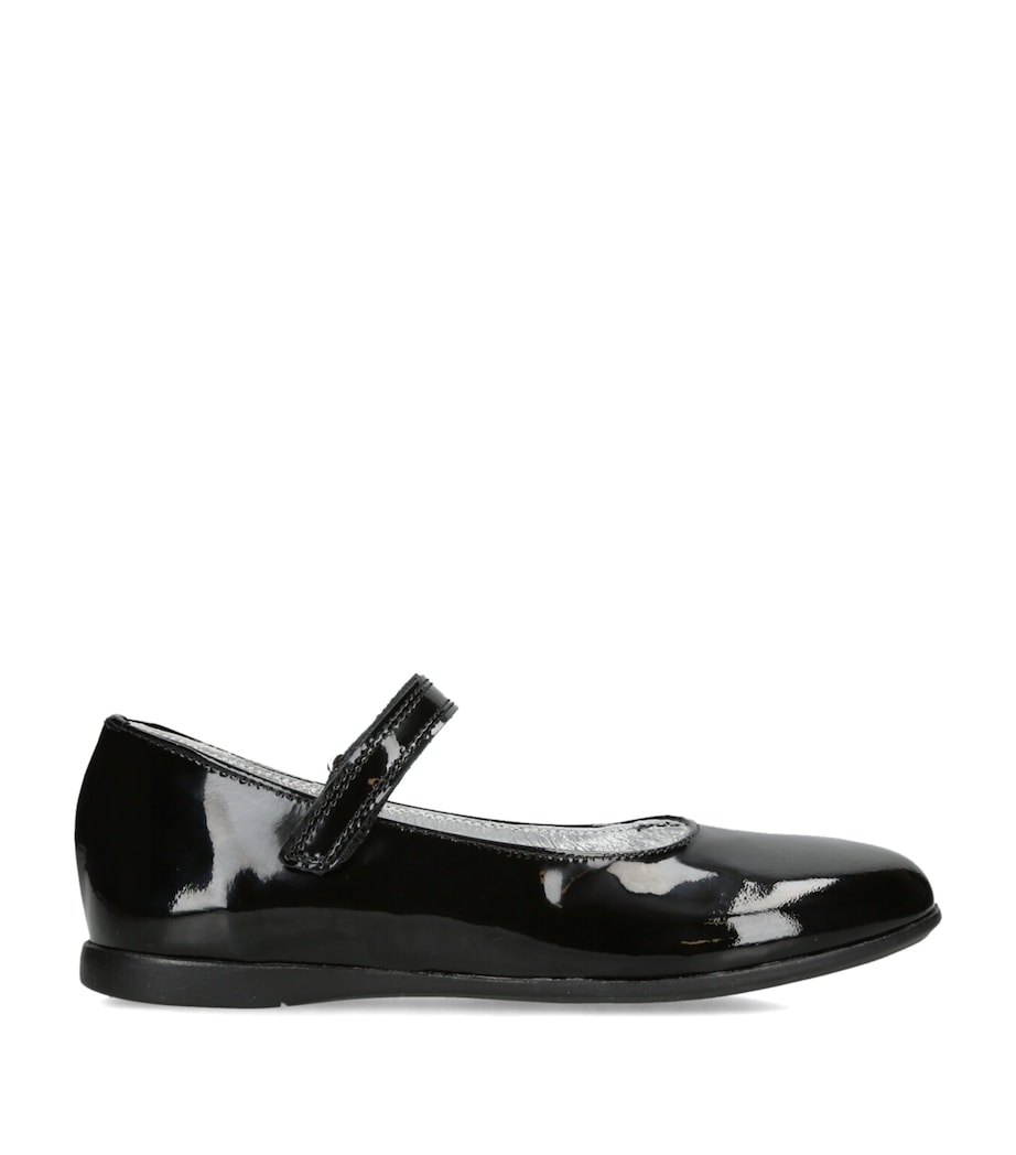 Patent Leather Evie Flats BLACK Image 1
