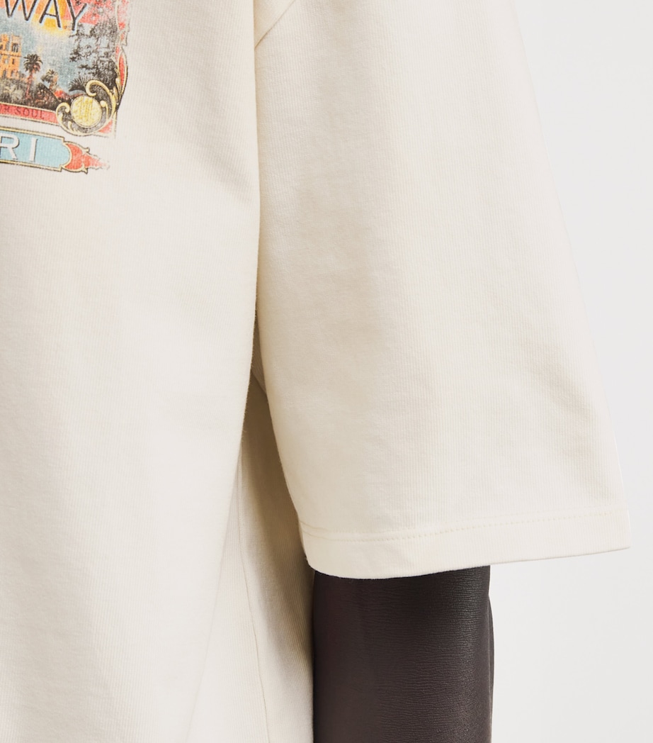 Cotton Jazz Hideaway Print T-Shirt IVORY Image 6