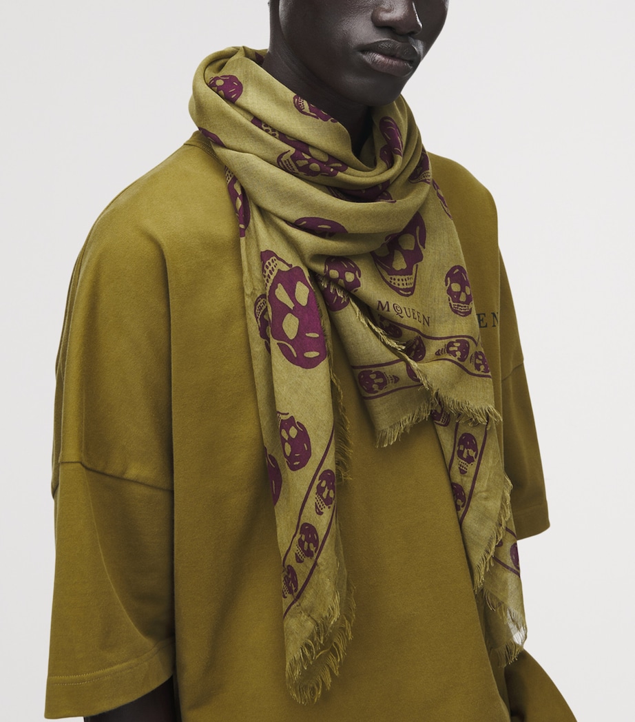 Modal-Silk Skull Scarf 3373 Image 2