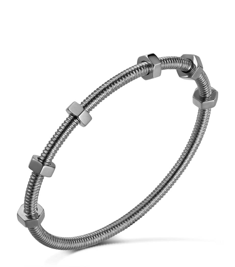 Cartier White Gold Écrou de Cartier Bracelet - Non-Rhodiumized Finish White Gold Image 1