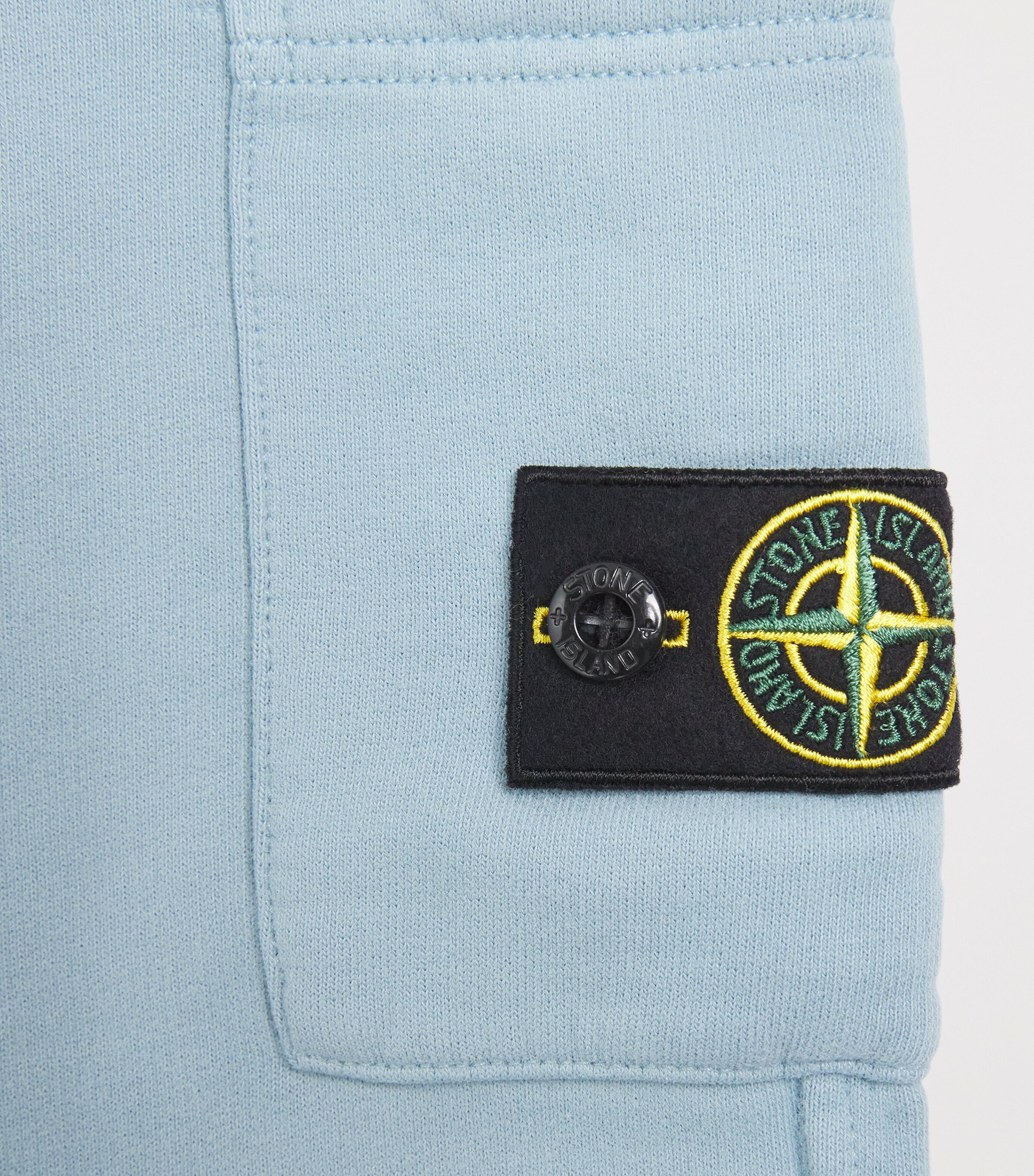 Cotton Badge Sweatpants (4-14 Years) V004ASKY BLUE Image 3