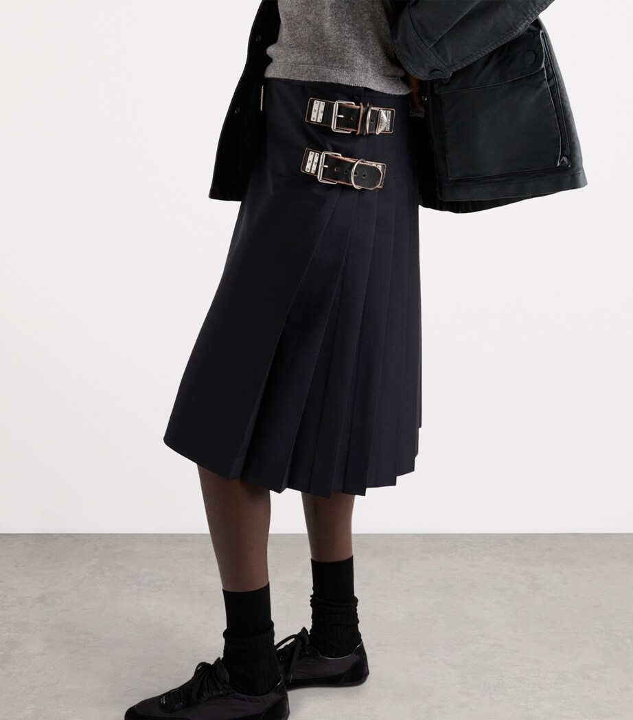 Mohair-Wool Skirt F0008 Image 5