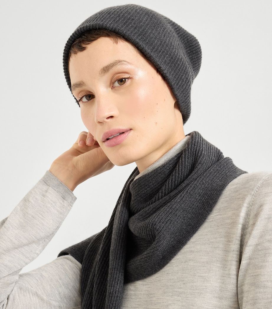 Cashmere Rib Beanie C2803 Image 3