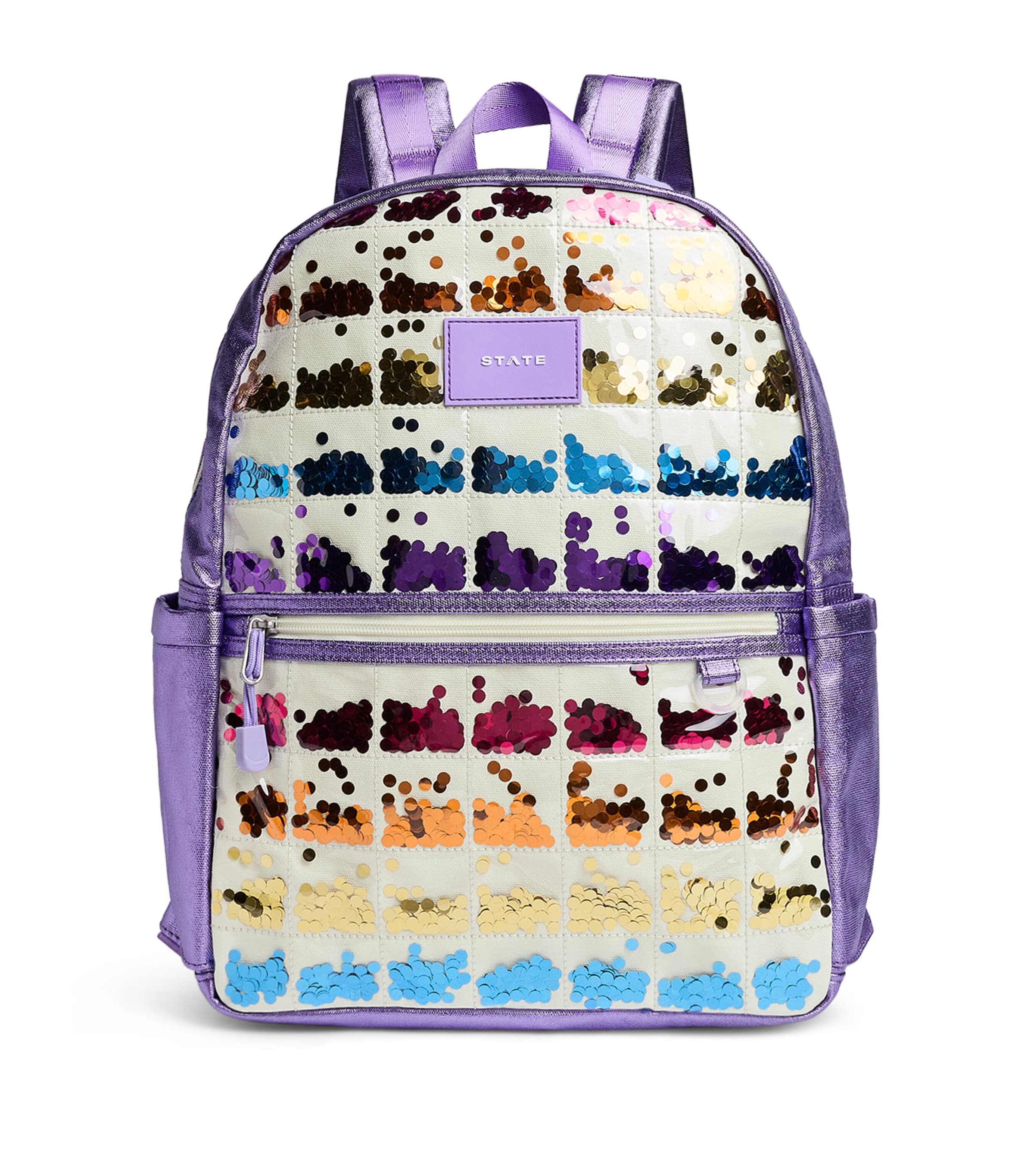 STATE Bags Sequin Kane Backpack Lilac Quiltd Sequins Image 1