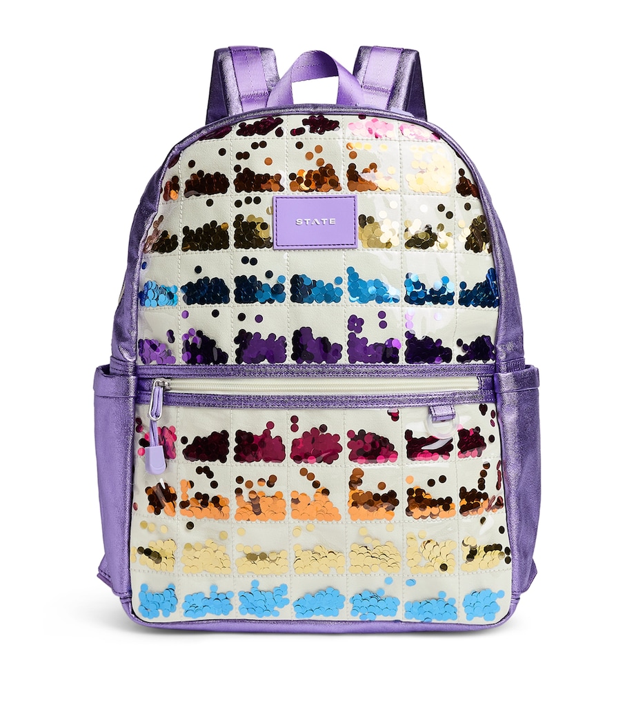STATE Bags Sequin Kane Backpack Lilac Quiltd Sequins Image 1