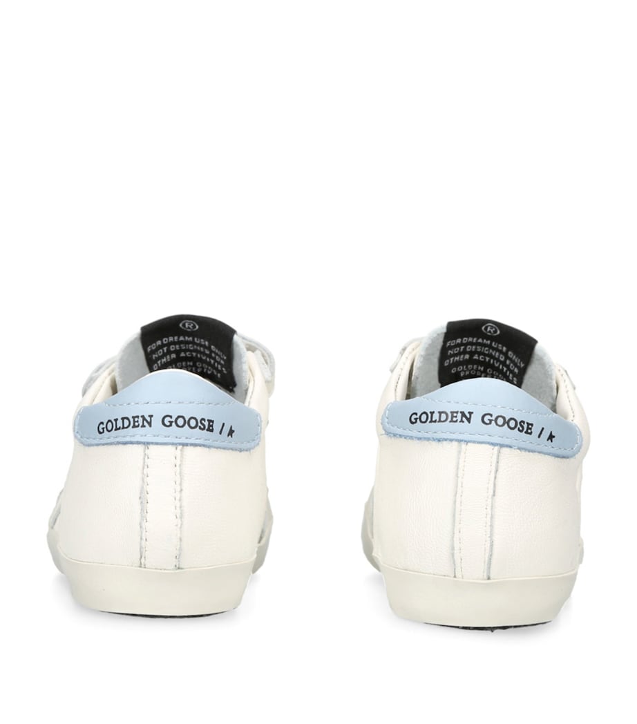 Leather Baby School Sneakers WHITE/OTH Image 2