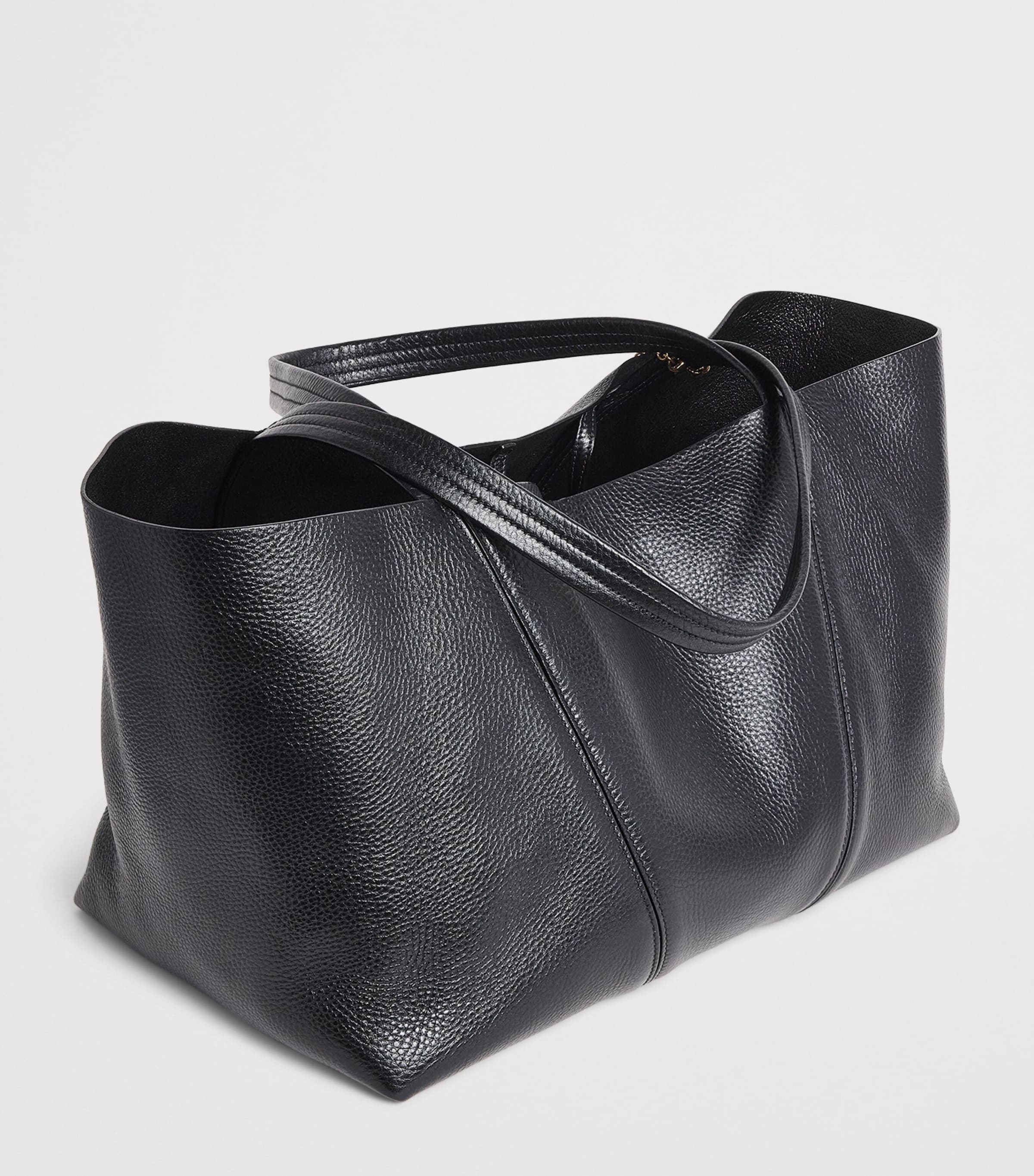 Chloé Womens Calfskin Spin East-West Tote Bag Black Image 2
