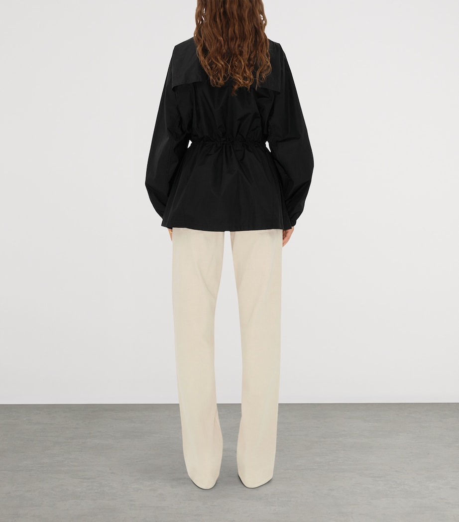 B Shield-Plaque Short Parka BLACK Image 3