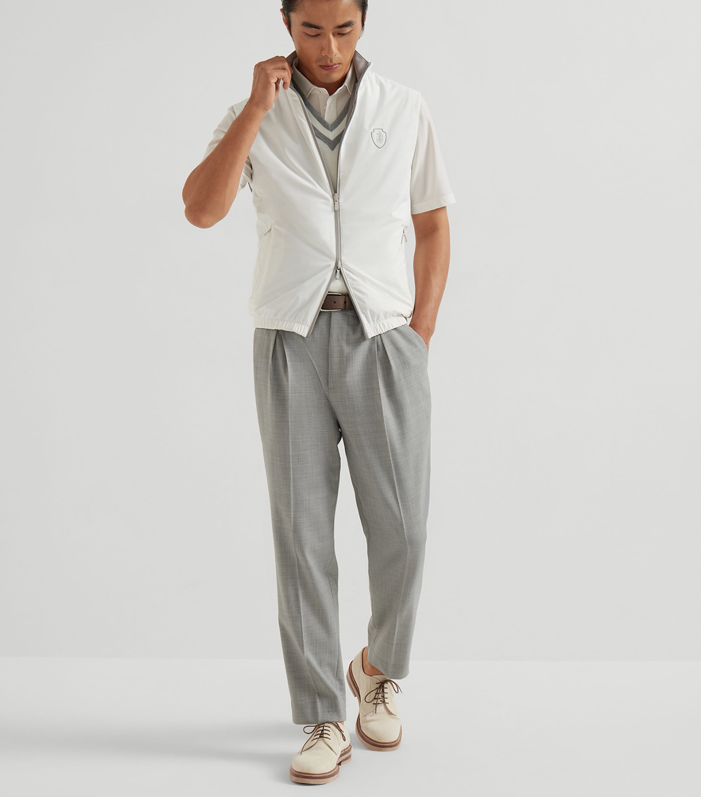 Virgin Wool Dynamic Trousers C9100 Image 4