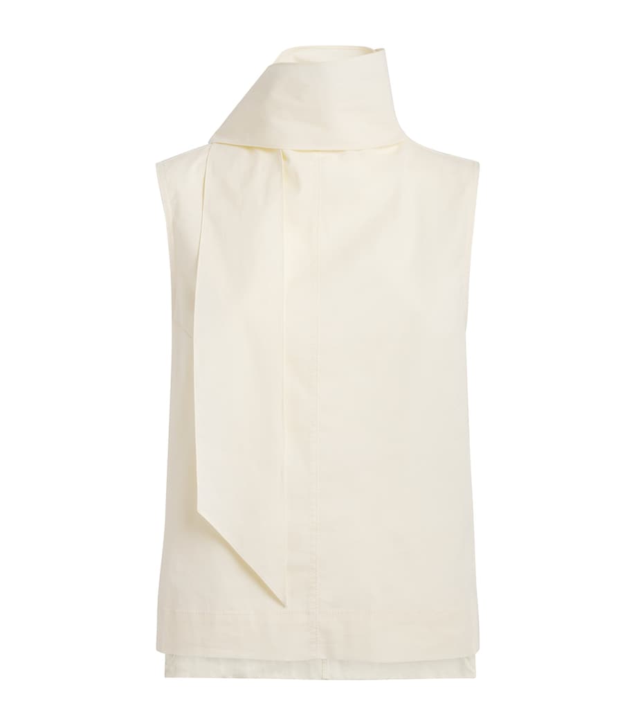 Brandon Maxwell Womens The Finn Blouse Butter Yellow Image 1