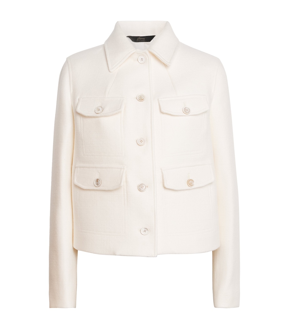 Wool-Silk Four-Pocket Jacket 9200 Image 1