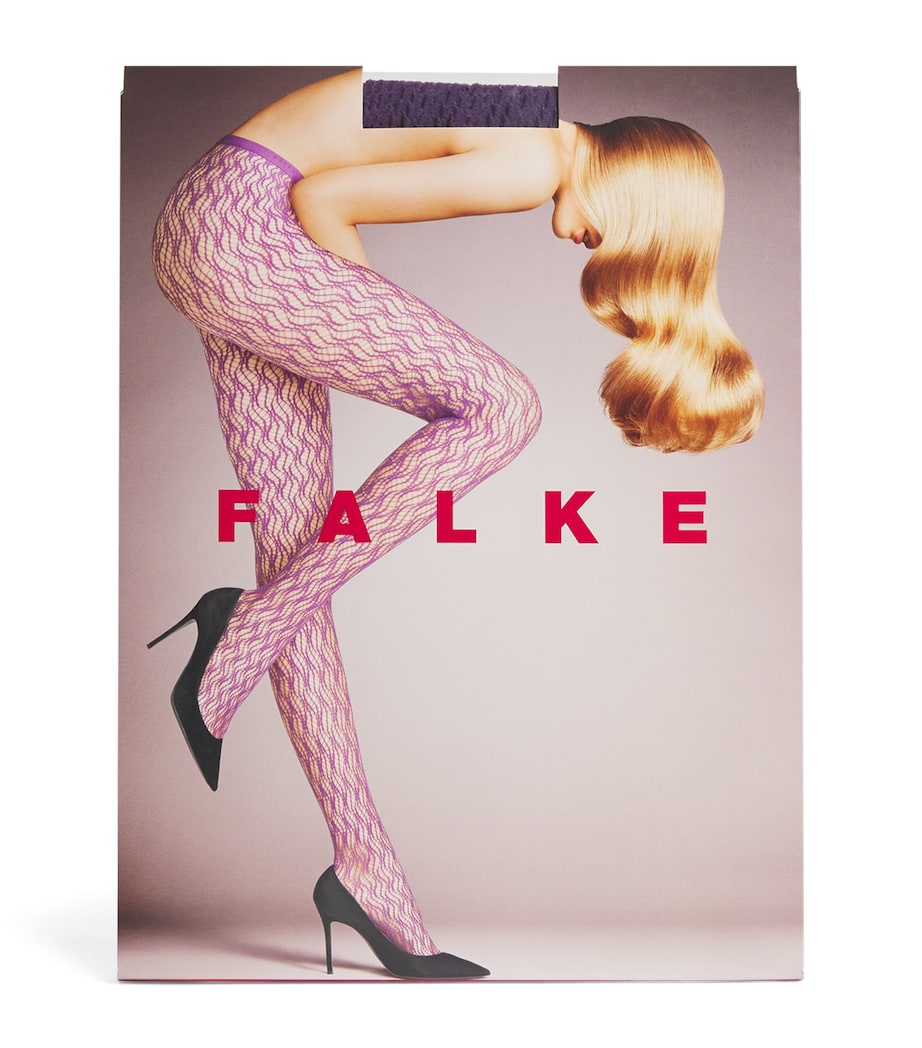 Fluid Fusion Net Tights 8761 WINEBERRY Image 1