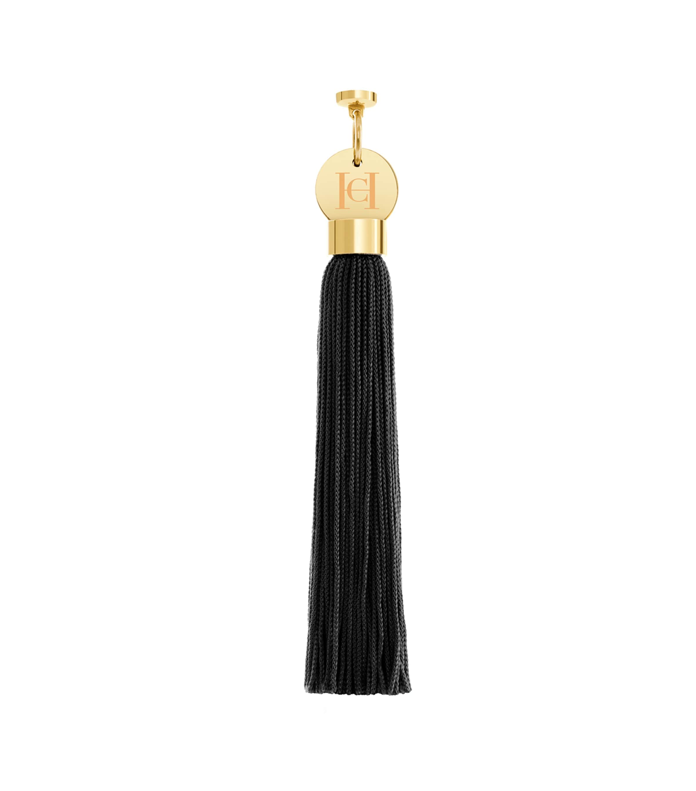 Carolina Herrera Herrera Lipstick Case Tassel Charm In White