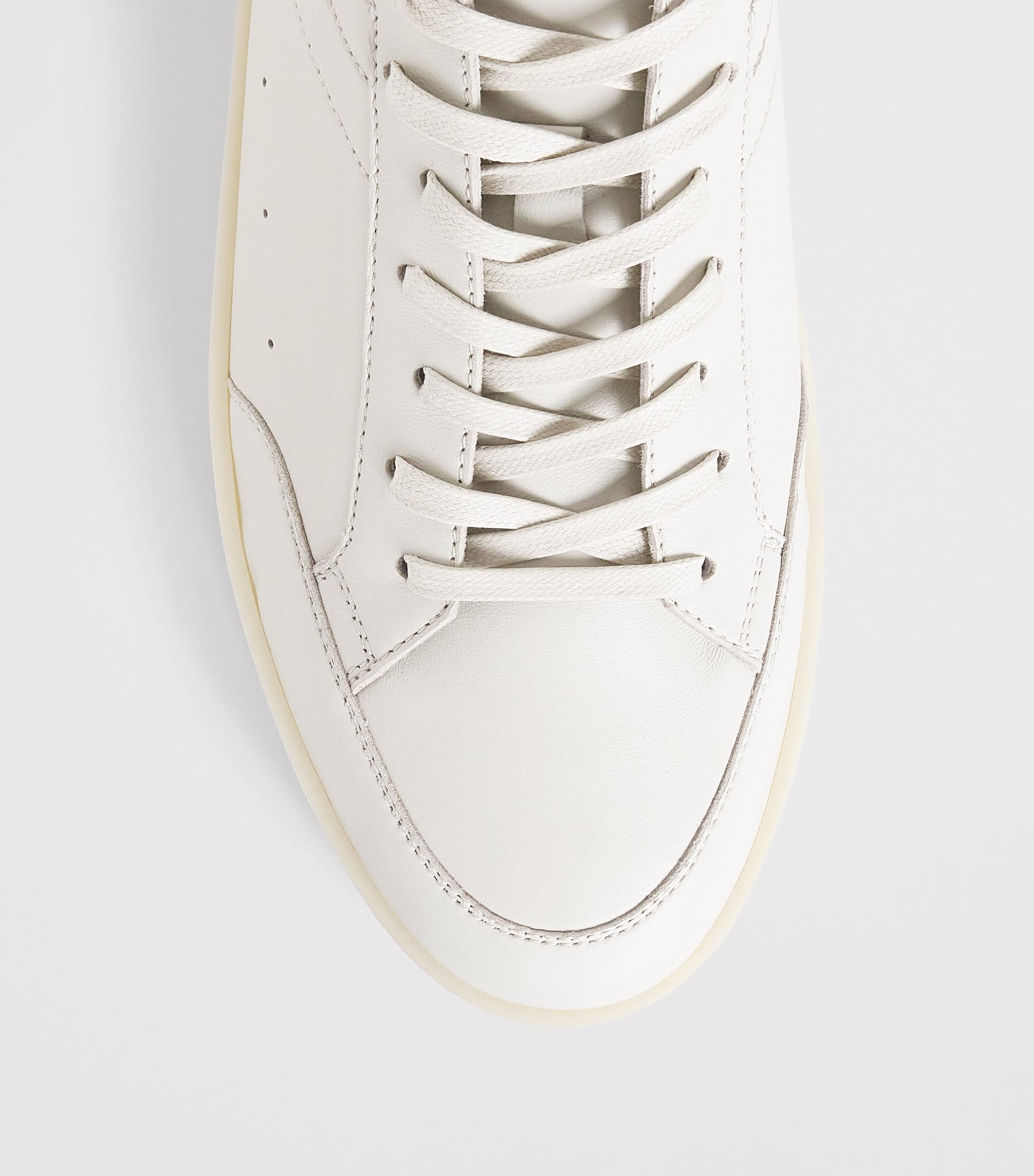 Canali Leather Derby Sneakers White Image 5