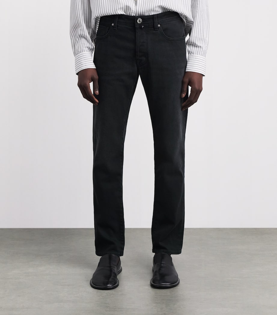 JACOB COHËN Mens Bard Slim Jeans Image 4