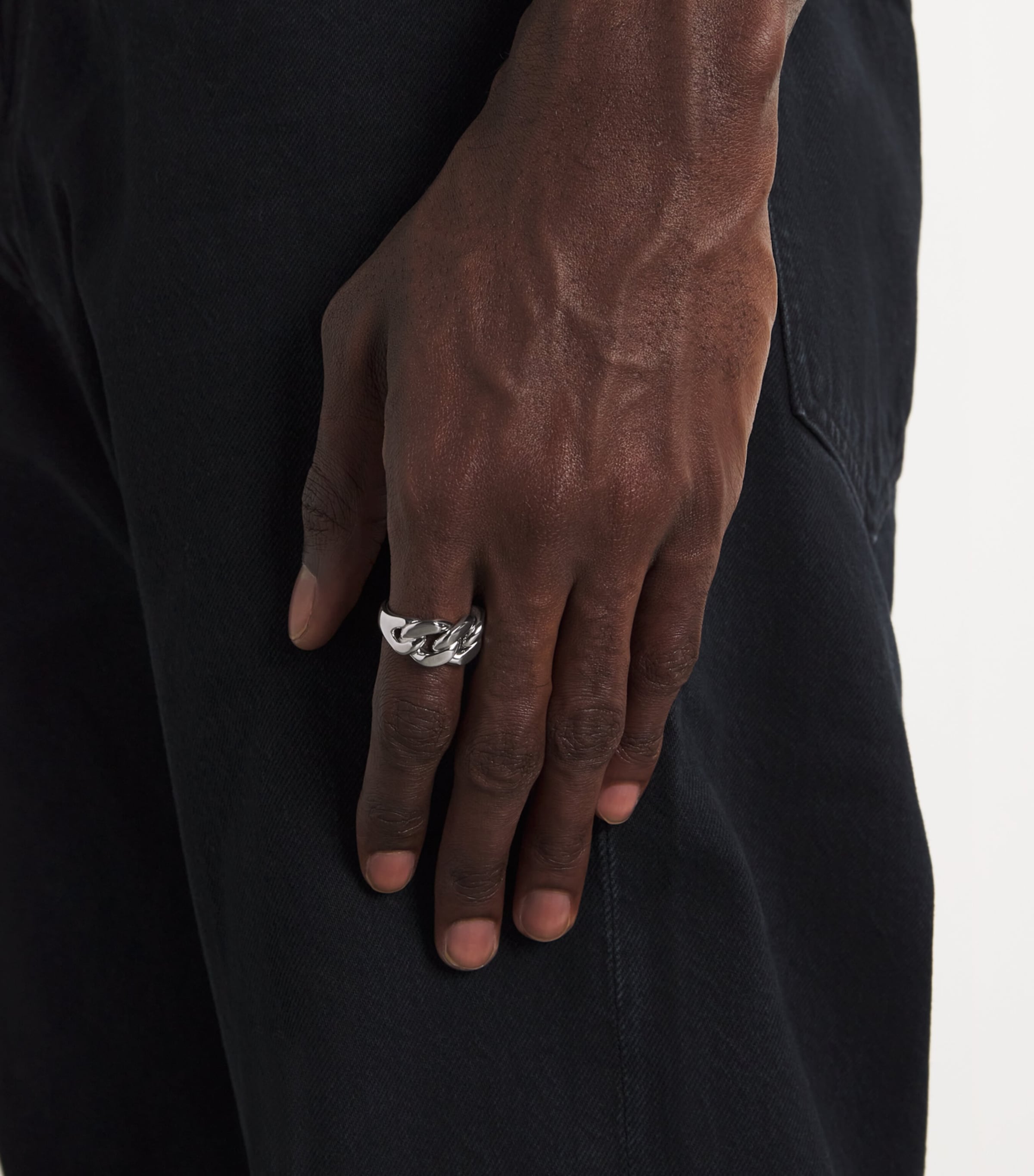 Sterling Silver Dean Ring S925 Image 2