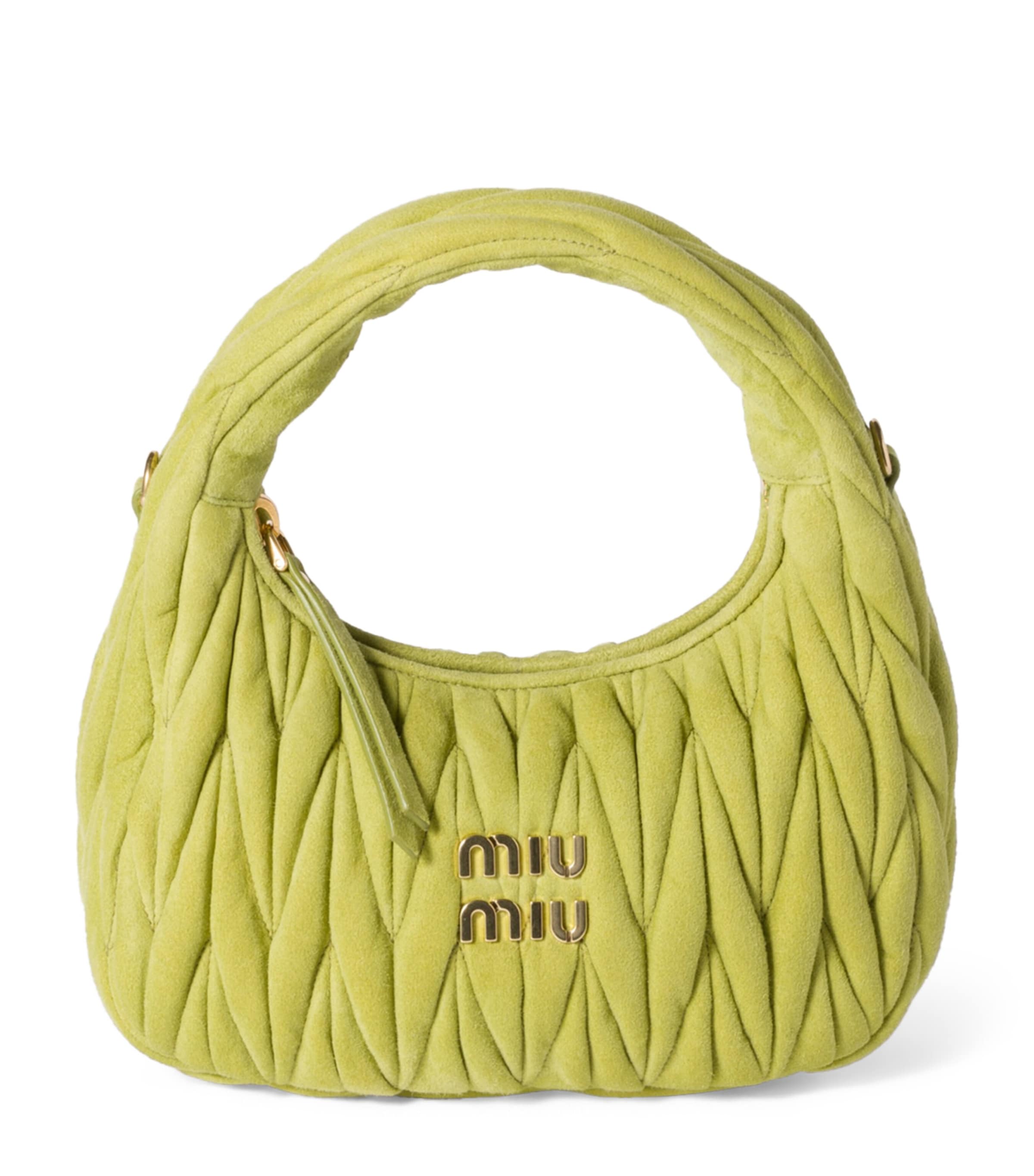 Small Matelassé Leather Wander Top-Handle Bag F077G Image 1