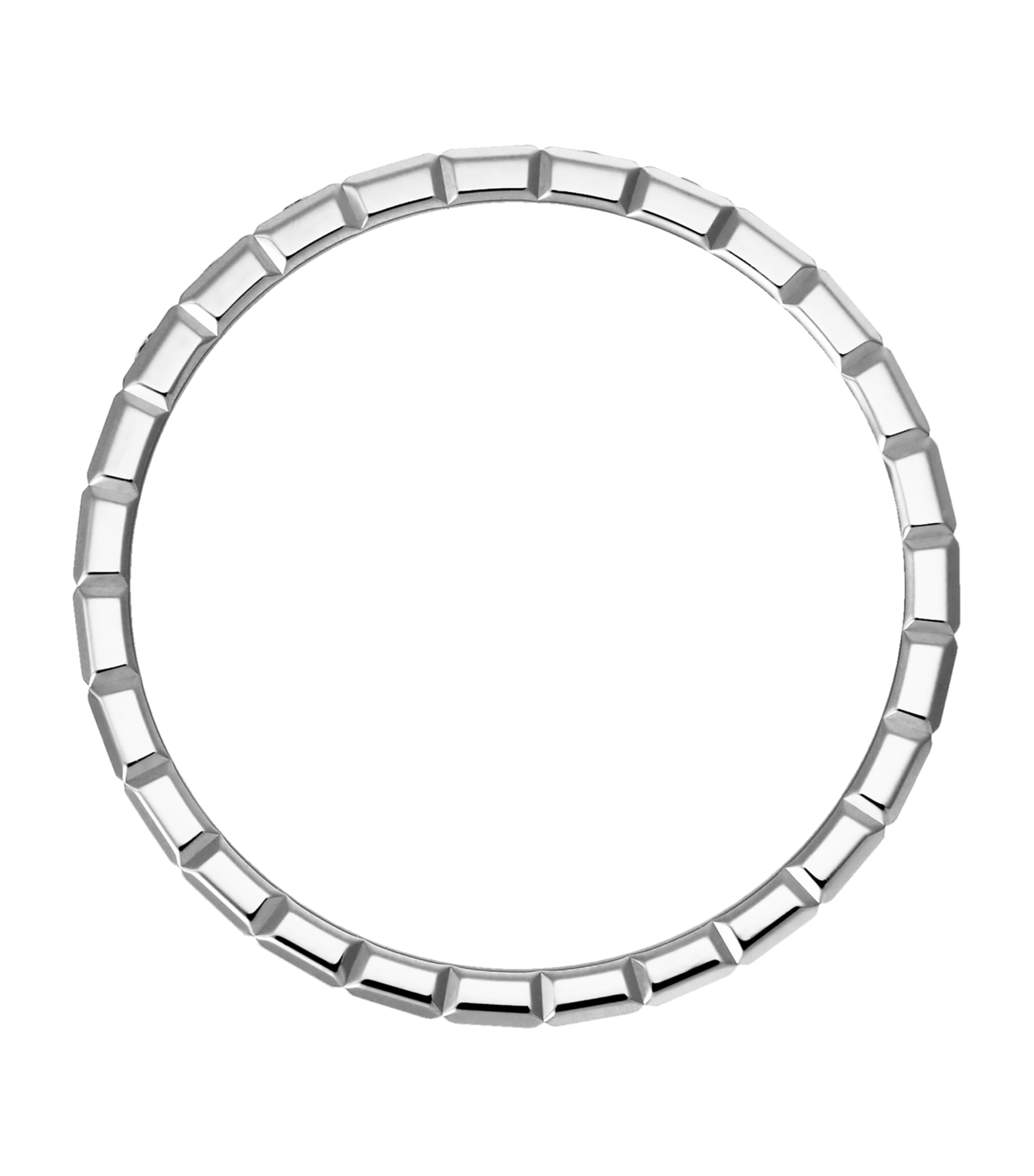 White Gold and Diamond Ice Cube Ring Image 2