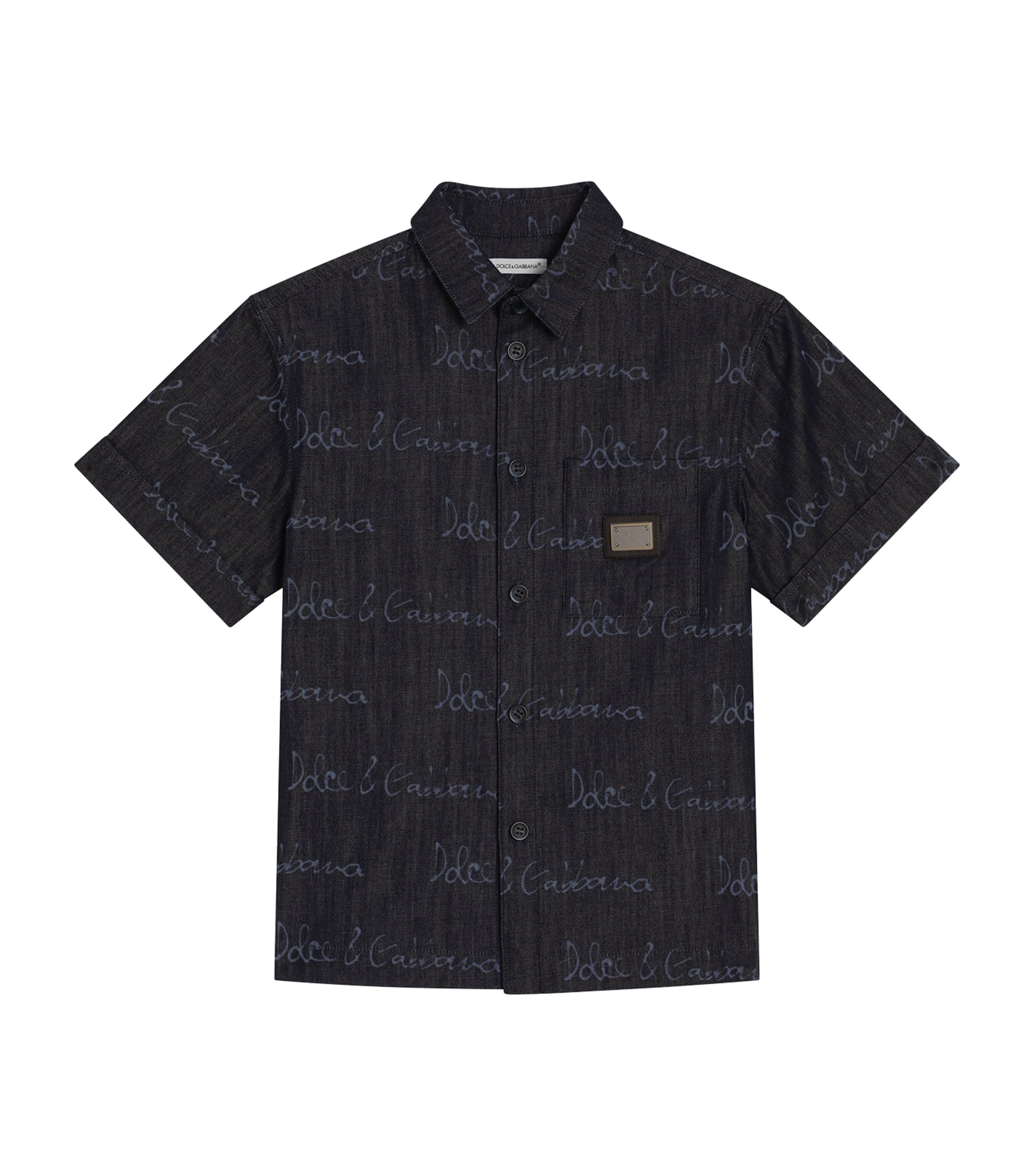 Dolce & Gabbana Denim Logo Shirt