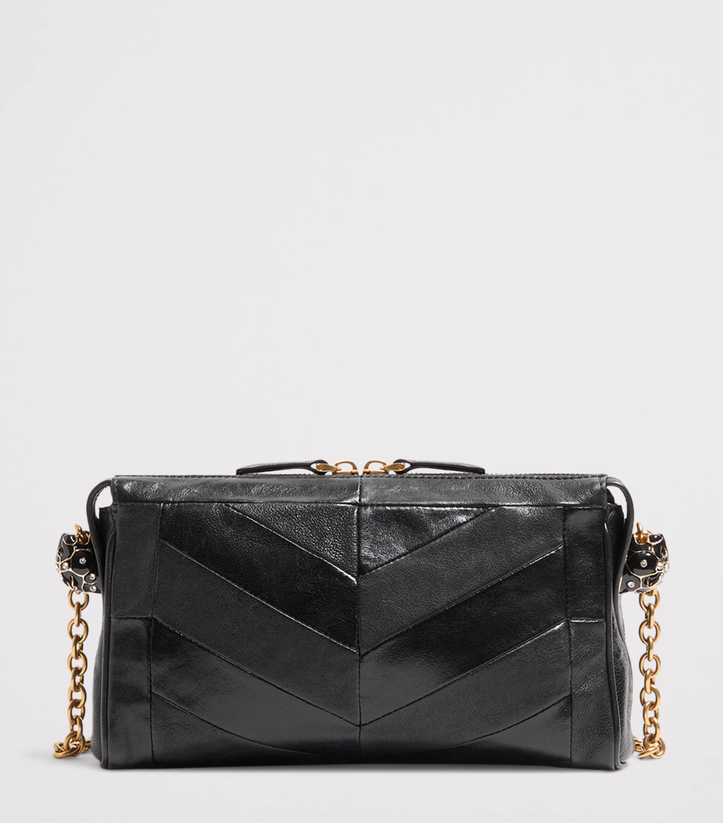 Small Lambskin Panthea Shoulder Bag 0NO Image 4