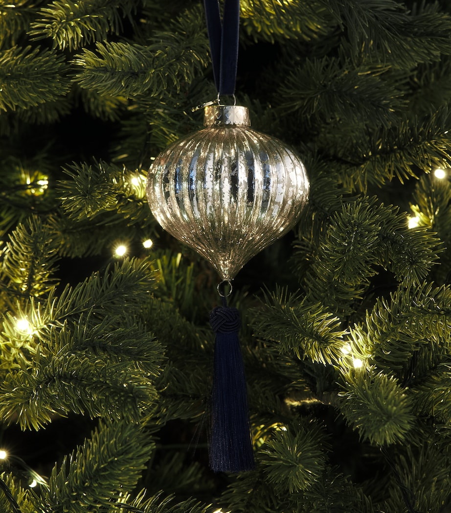 Harrods Fluted Tree Decoration Gold Image 3
