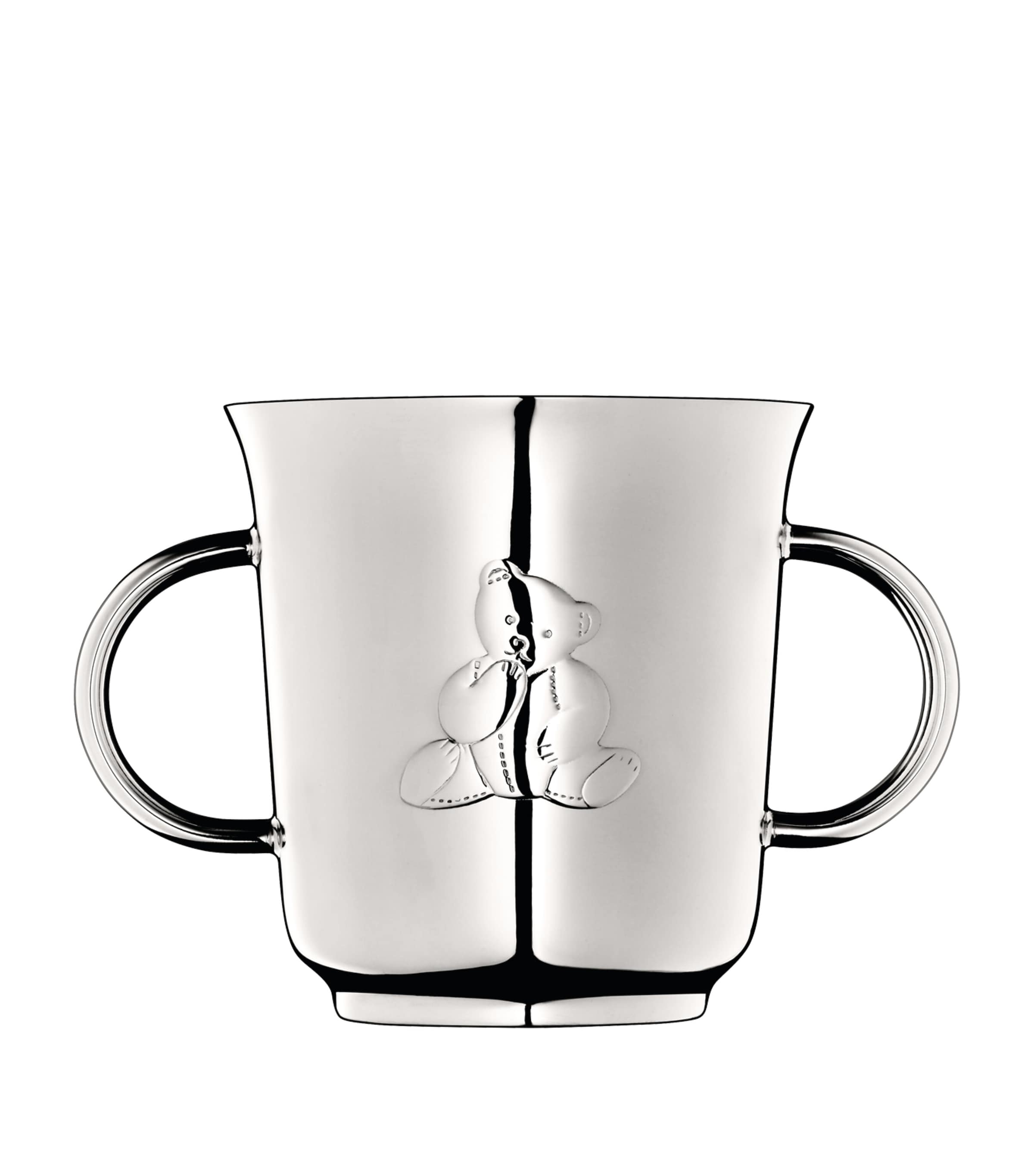 Christofle Silver-Plated Charlie Bear Baby Cup | Dining | Tableware | Tea Cups & Saucers | Baby Feeding & Weaning | Bottles & Dummies | Designers | Christofle