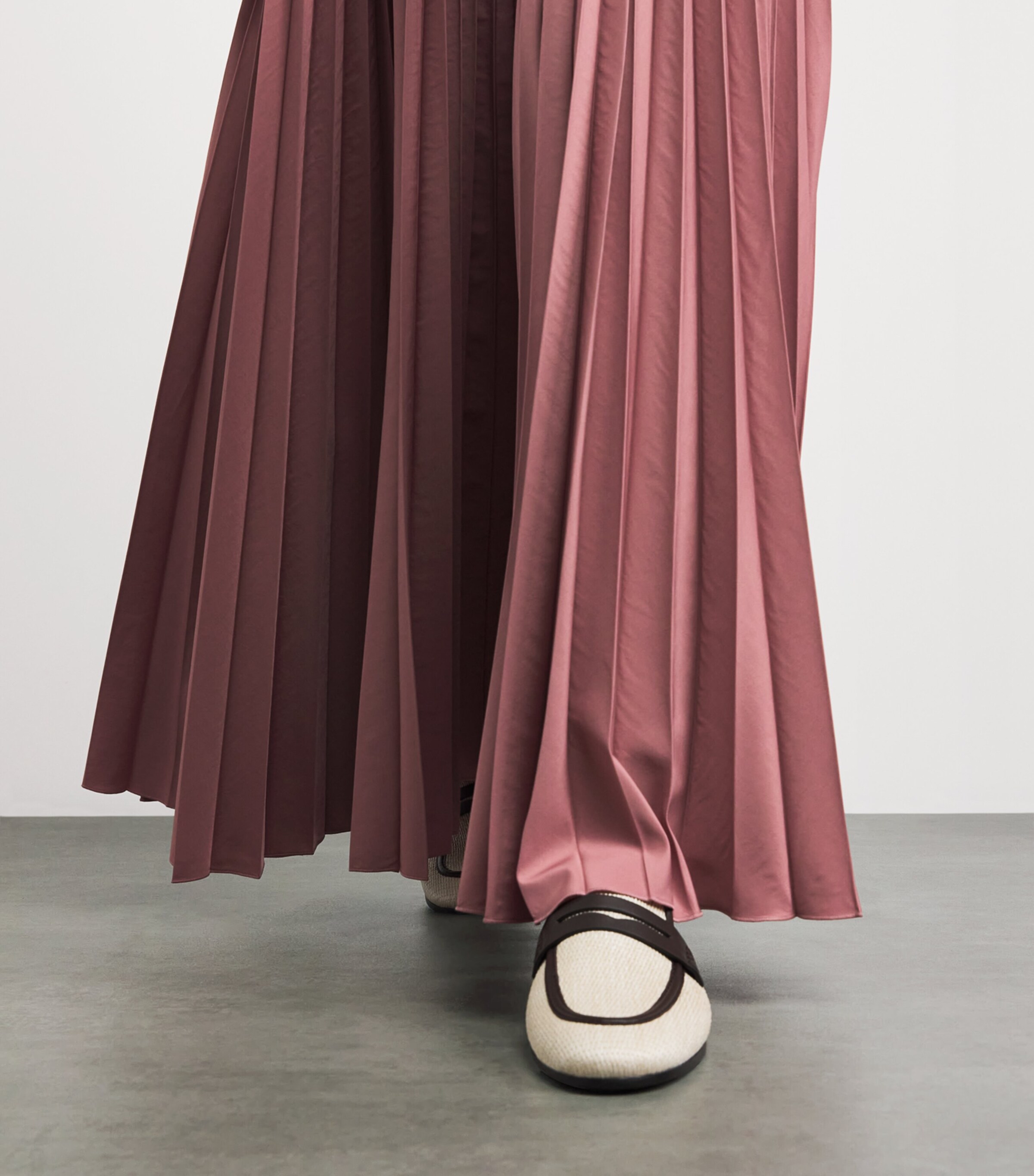 Eleventy Womens Pleated Maxi Skirt Lampone Image 3