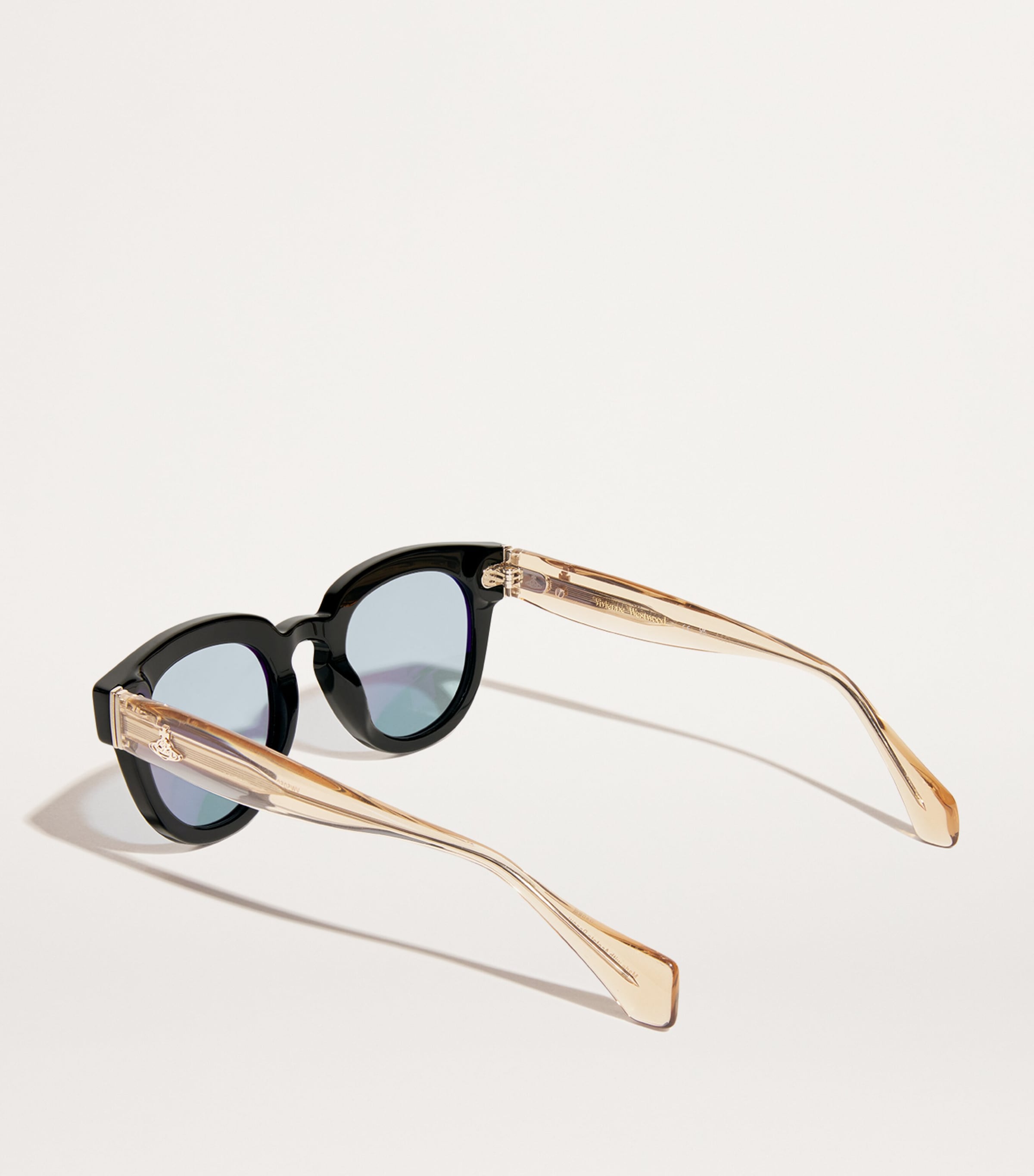 Acetate Wayfarer Sunglasses GLOSS SOLID BLACK Image 3