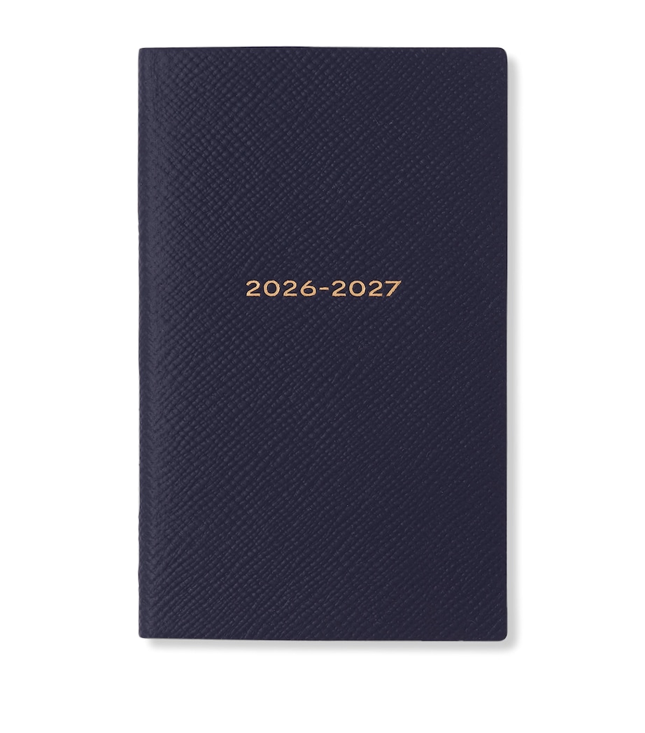 Smythson Leather Panama 2026/27 Diary Navy Image 1