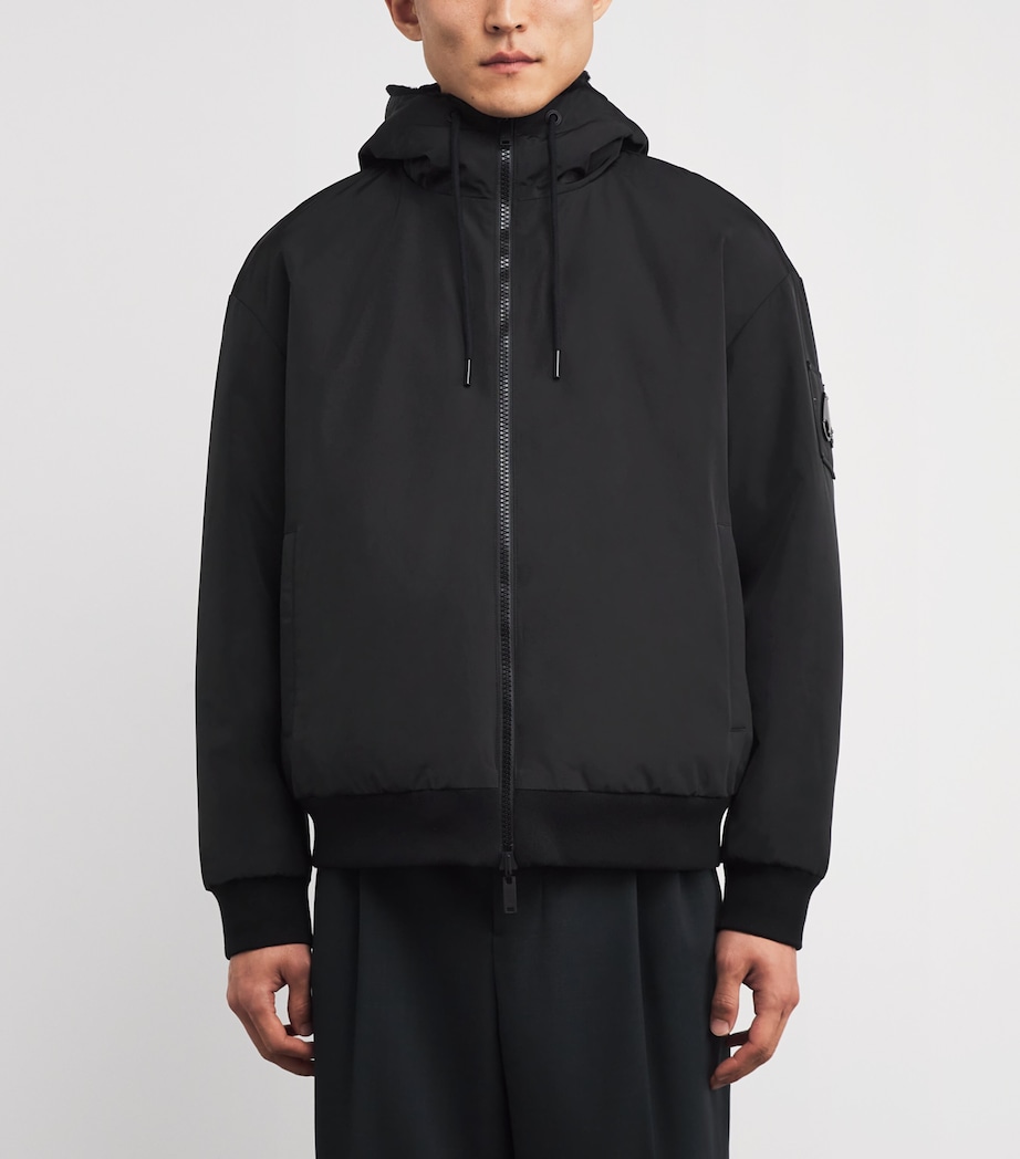 Reversible Roland Bunny Bomber Jacket BLACK - 292 Image 3