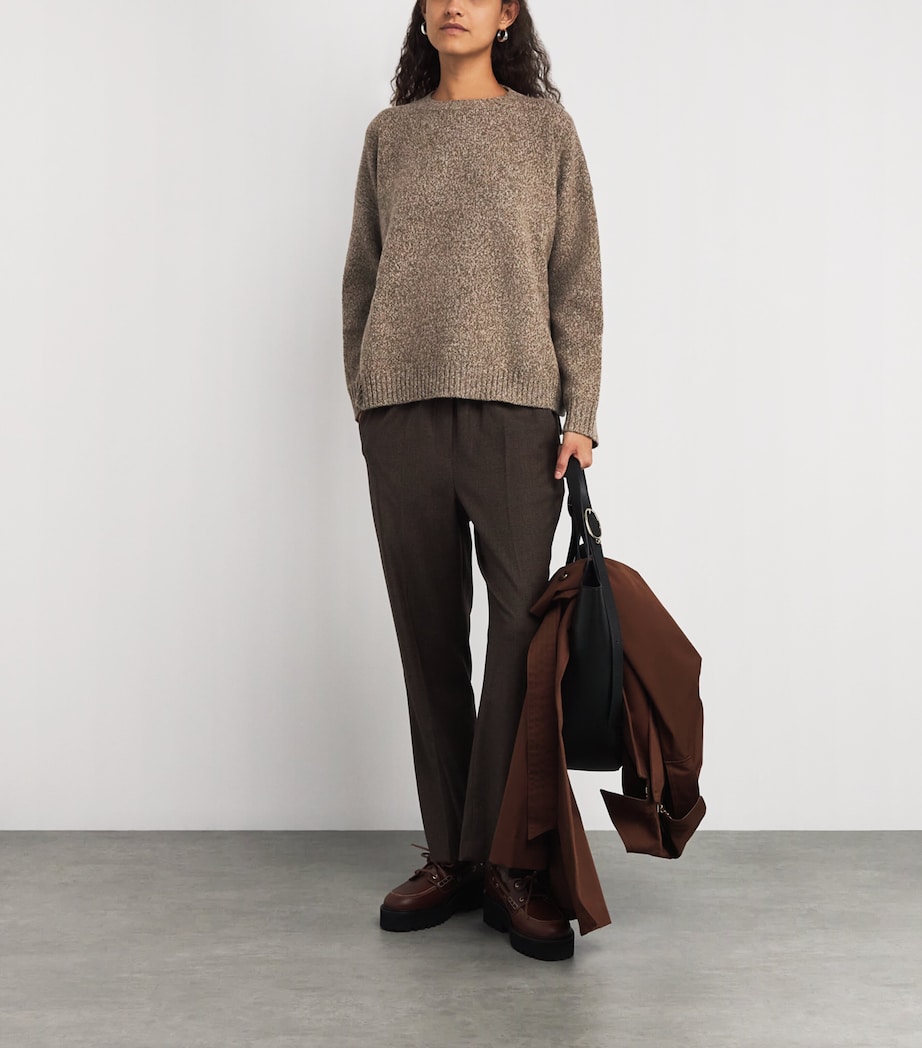 Virgin Wool Sweater HAZELNUT BROWN Image 2