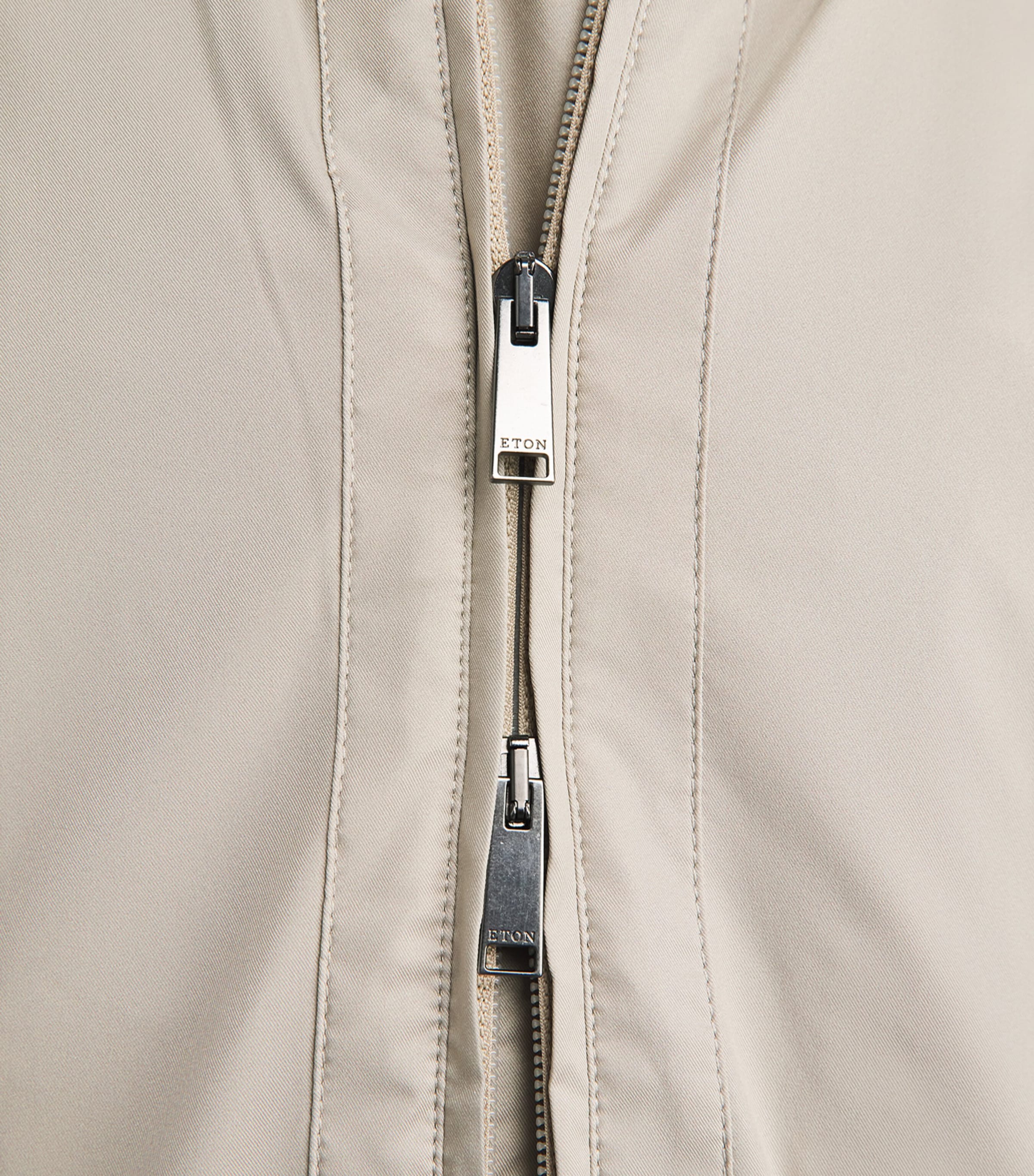 Eton Mens Lightweight Gilet Beige Ligh Image 3