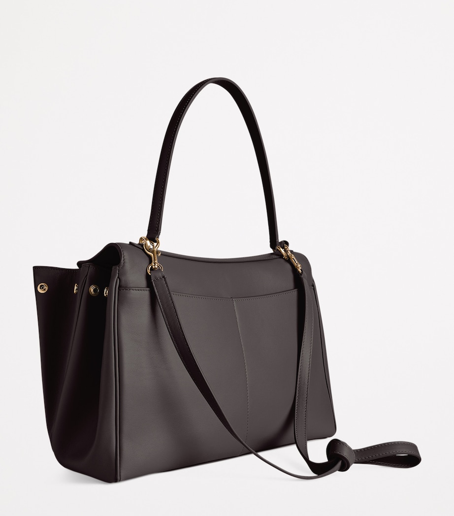 Balenciaga Medium Leather Rodeo Top-Handle Bag Image 4