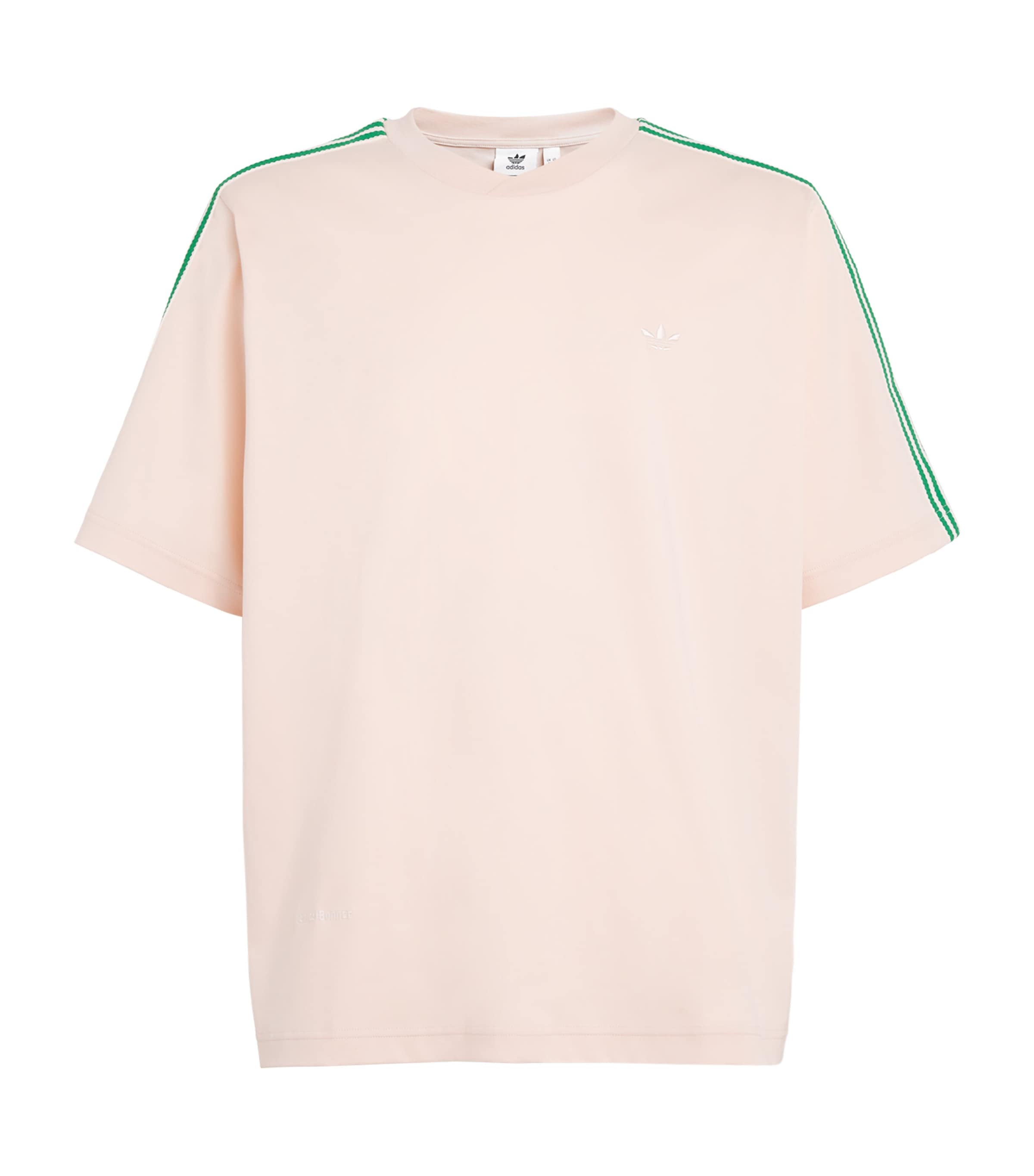 Adidas Originals Adidas X Wales Bonner Unisex T Shirt Cream In Blue