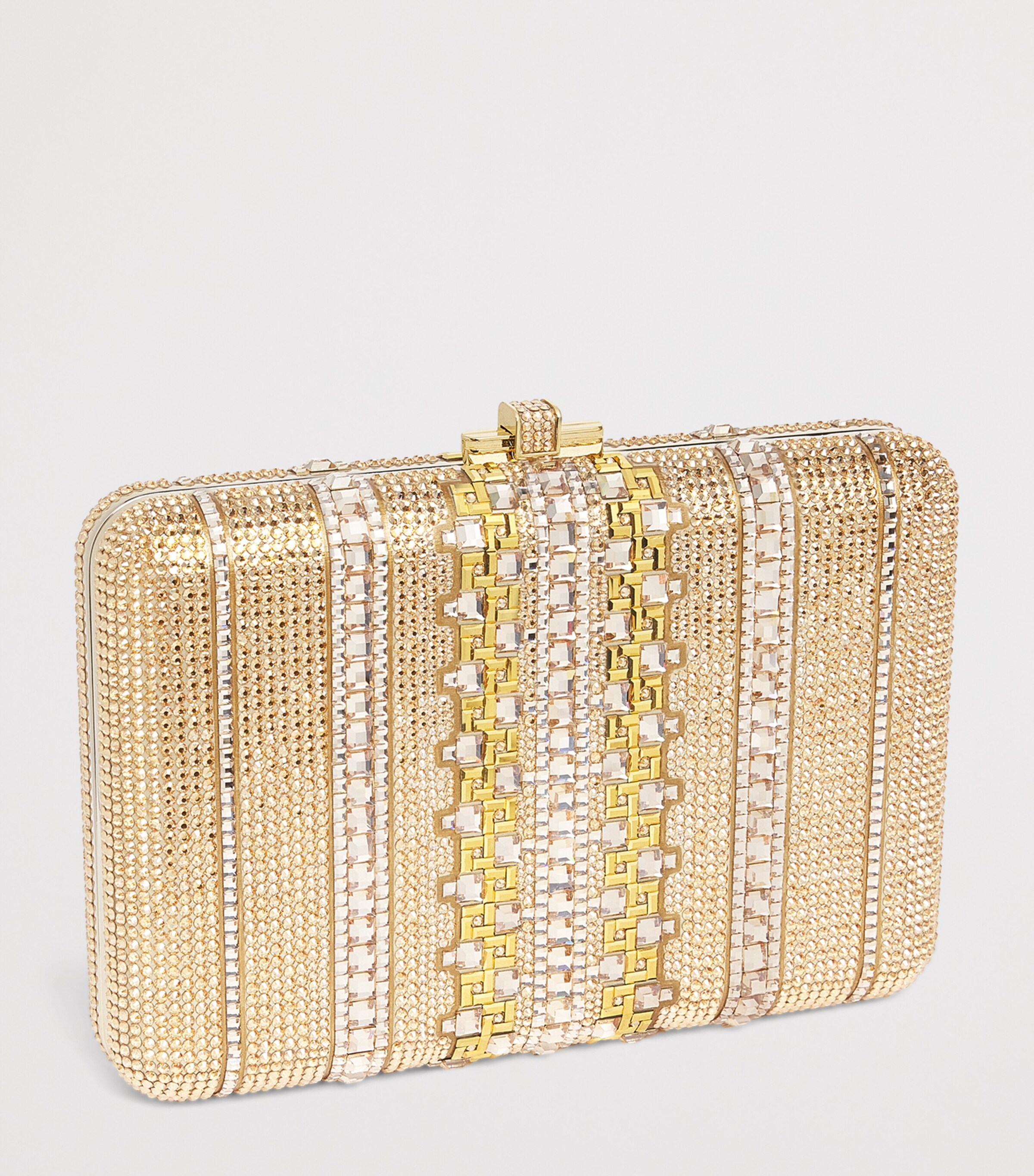 Crystal Lattice Slim Slide Clutch Bag CPRMT CHAM PROS MLT Image 3