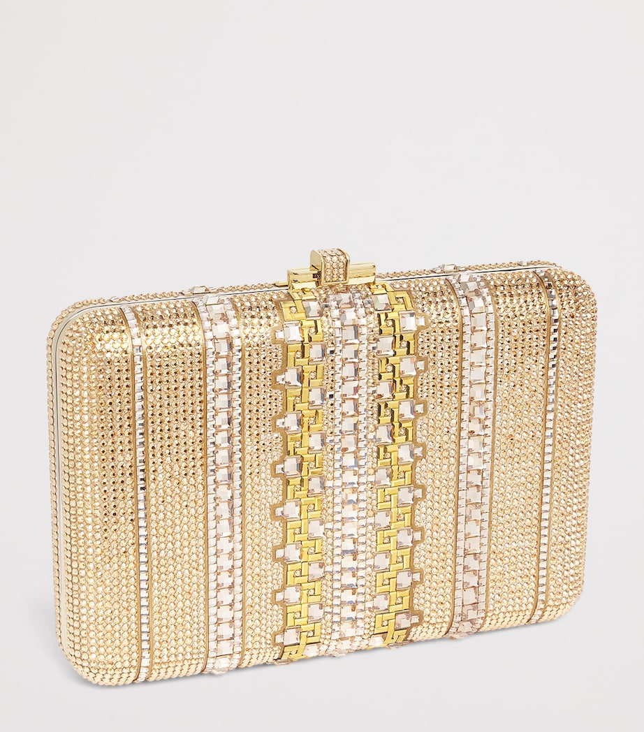 Crystal Lattice Slim Slide Clutch Bag CPRMT CHAM PROS MLT Image 3