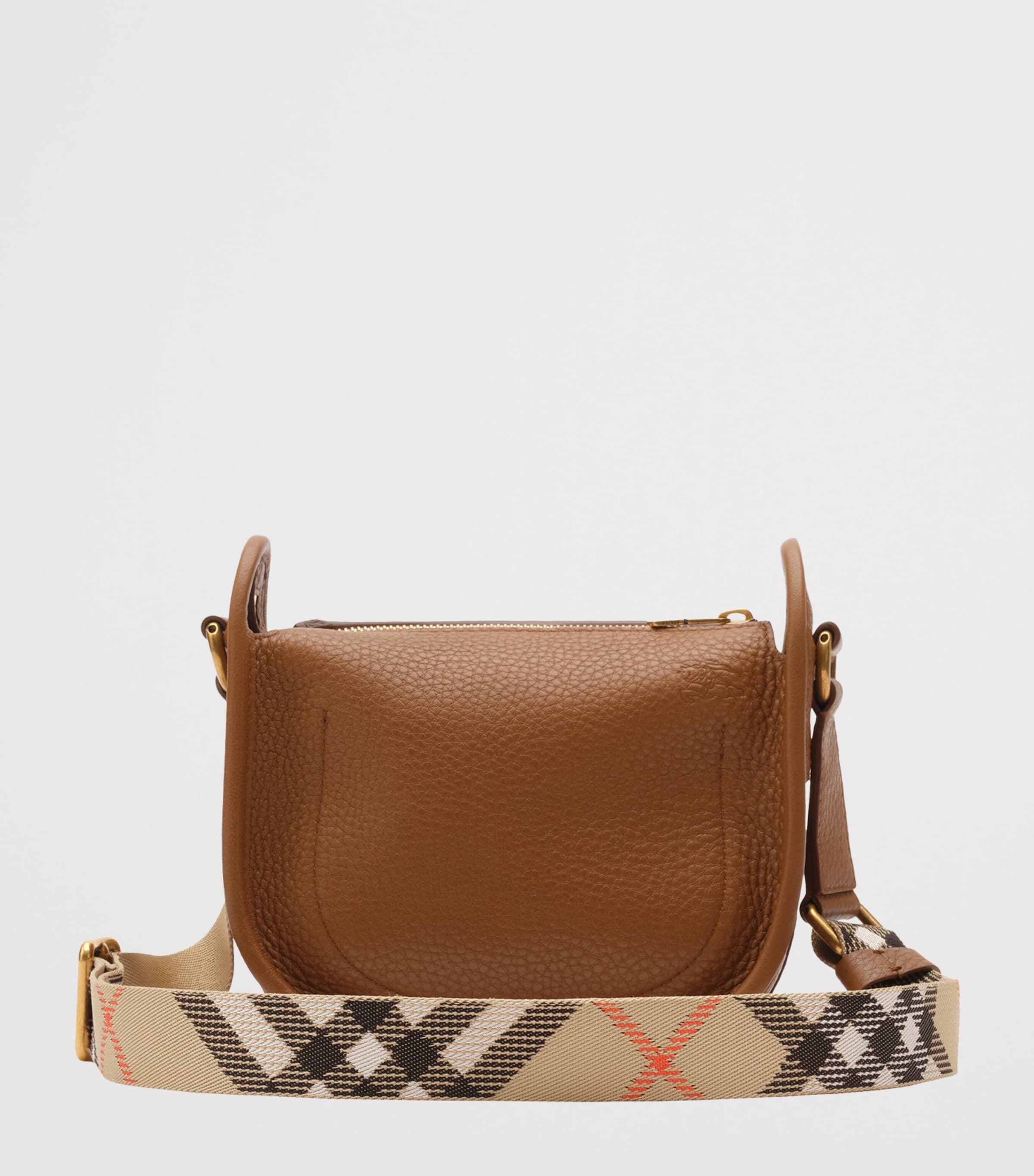 Burberry Mini Calfskin B Clip Messenger Bag Hazel Image 2